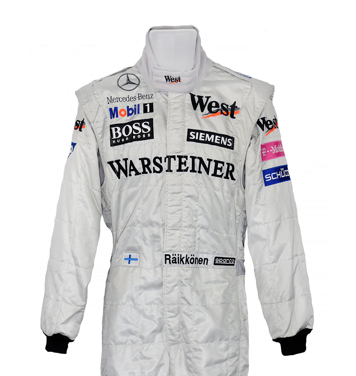 2004 Kimi Raikkonen Original Used McLaren Mercedes F1 suit