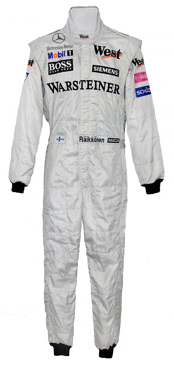 2004 Kimi Raikkonen Original Used McLaren Mercedes F1 suit