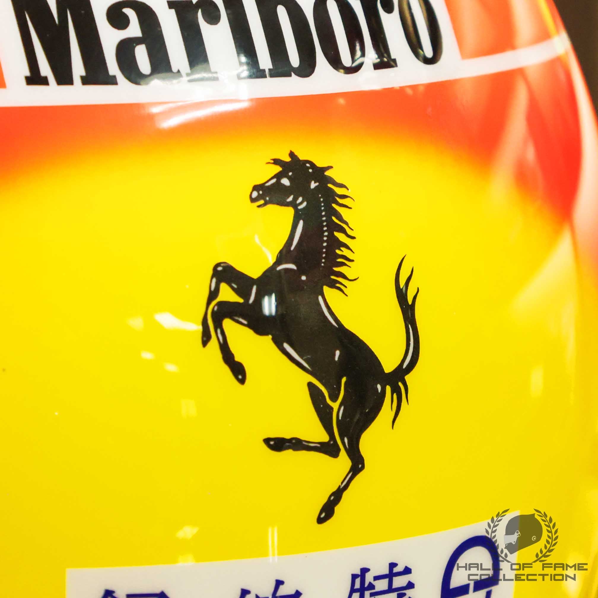 2004 Michael Schumacher Signed Chinese Dragon Schuberth RF1 Replica Scuderia Ferrari Helmet