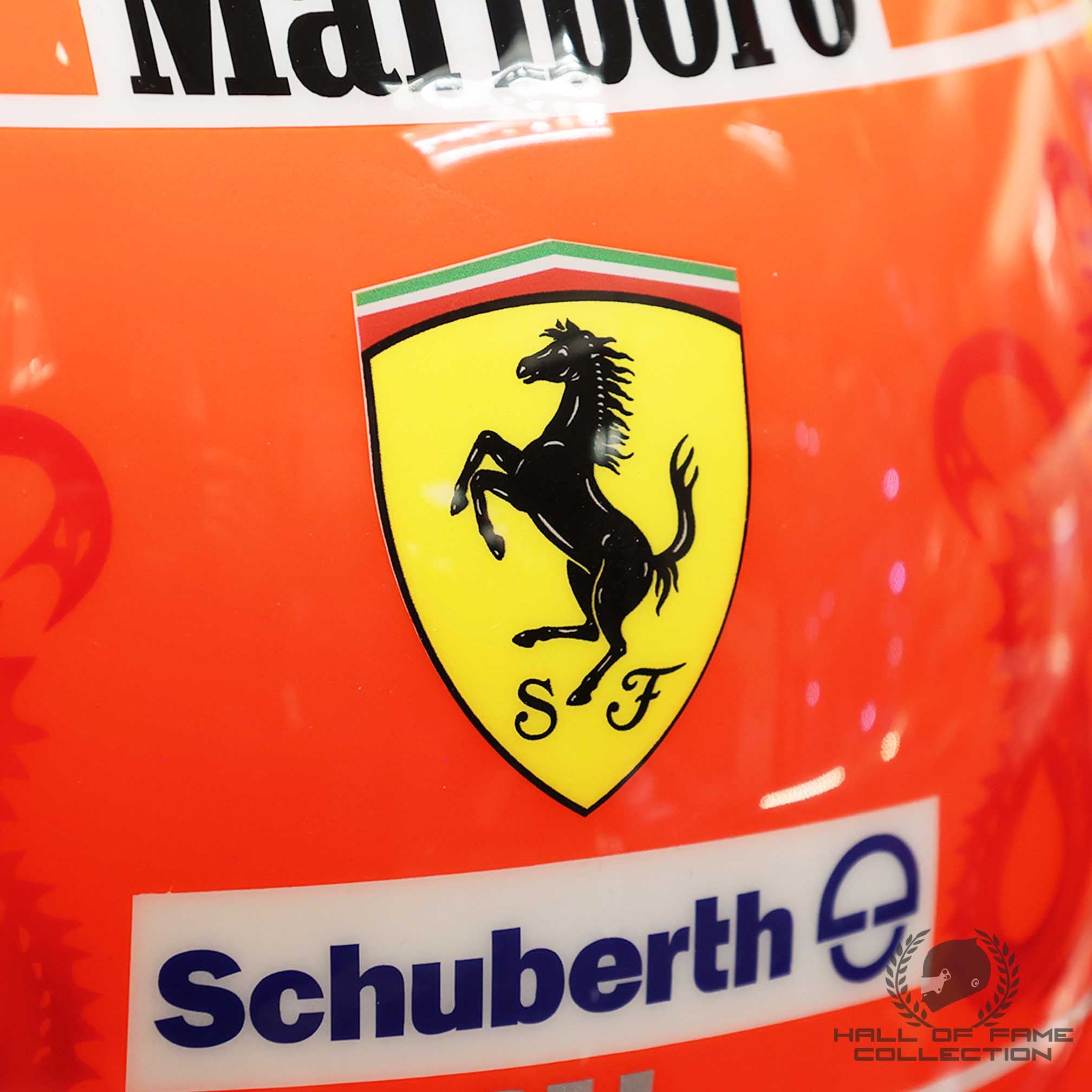 2004 Michael Schumacher Signed Schuberth RF1 Replica Scuderia Ferrari F1 Helmet