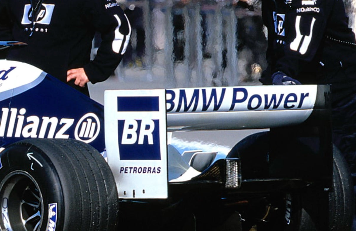 2004 Nick Heidfeld Signed Used BMW Williams F1 Team F1 Endplate