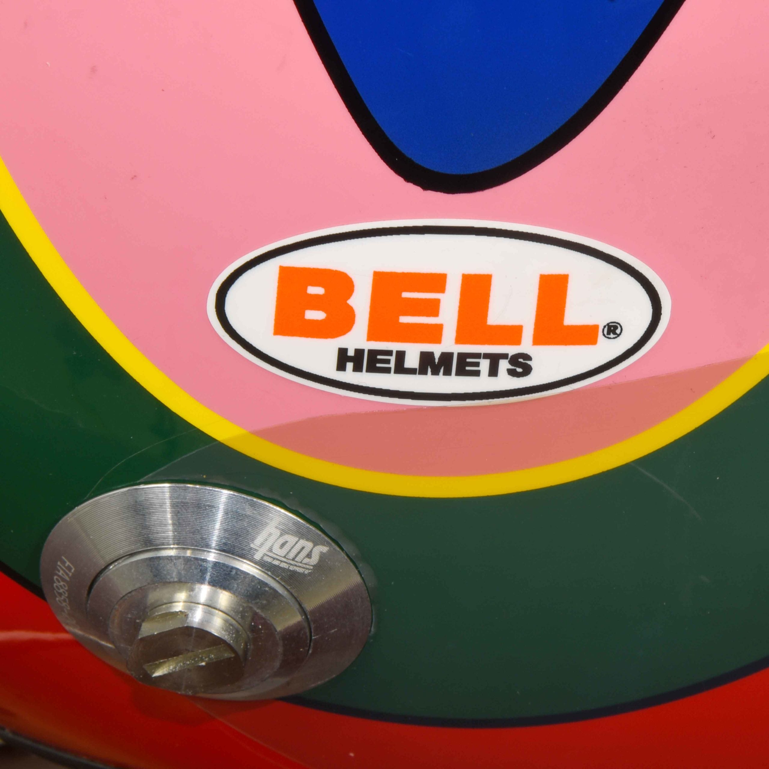 2005 Jacques Villeneuve Signed Race Used Spain/Belgium/San Marino GP Sauber Bell HP3 F1 Helmet