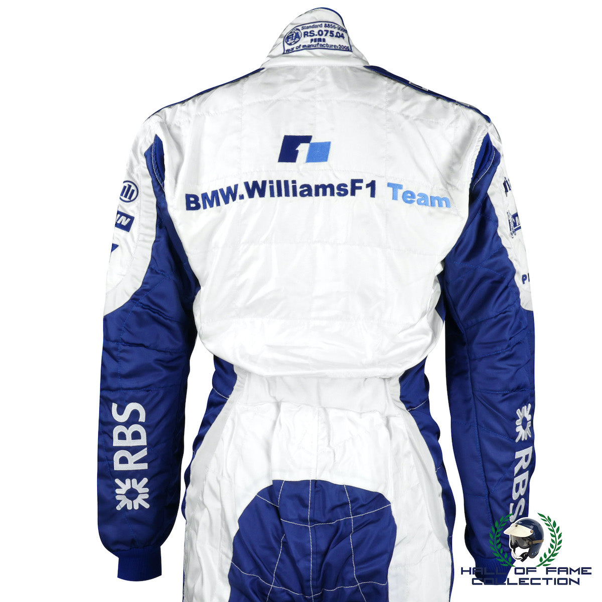 2005 Mark Webber Race Used BMW Williams F1 Suit