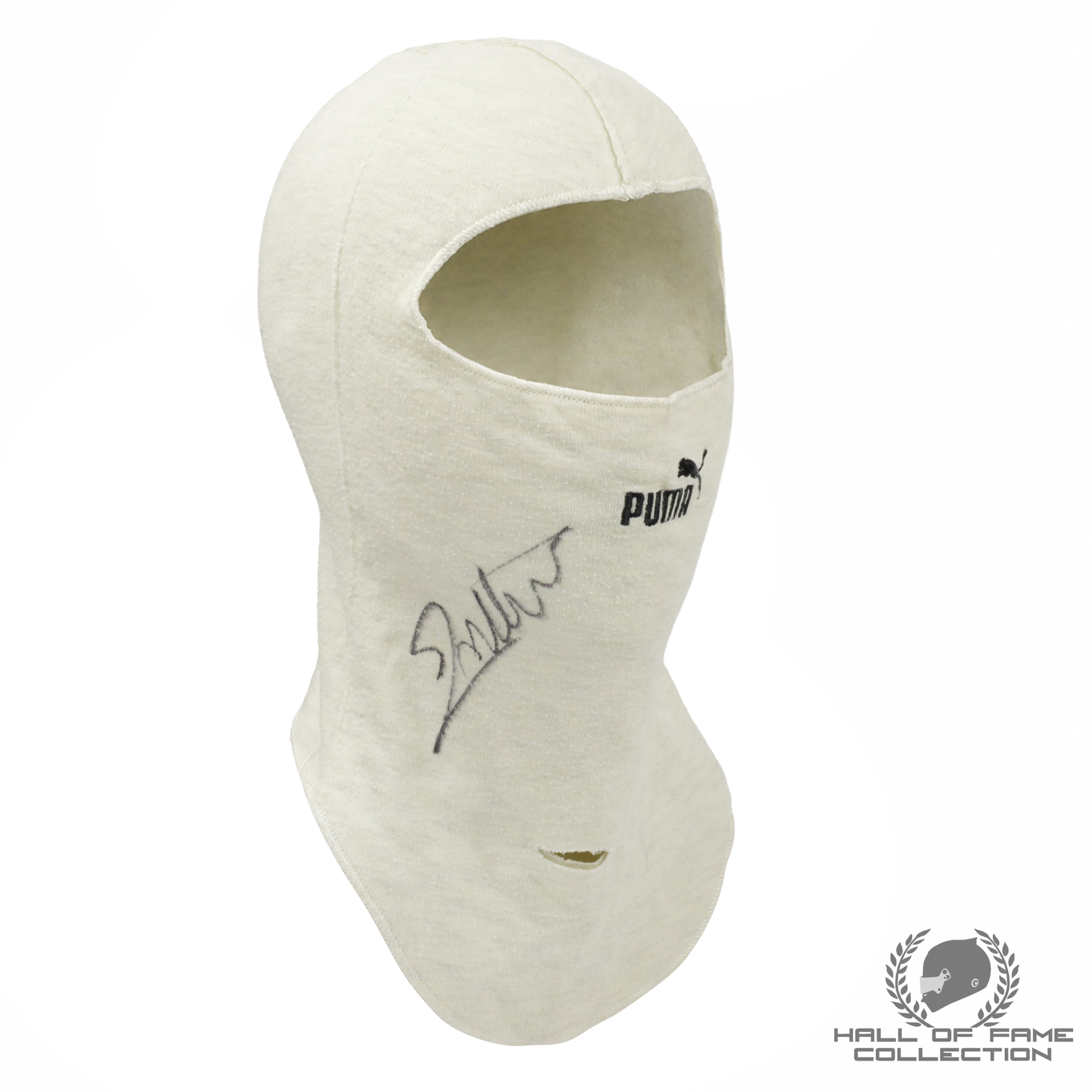 2005 Jacques Villeneuve Signed Race Used Sauber-Petronas F1 Balaclava