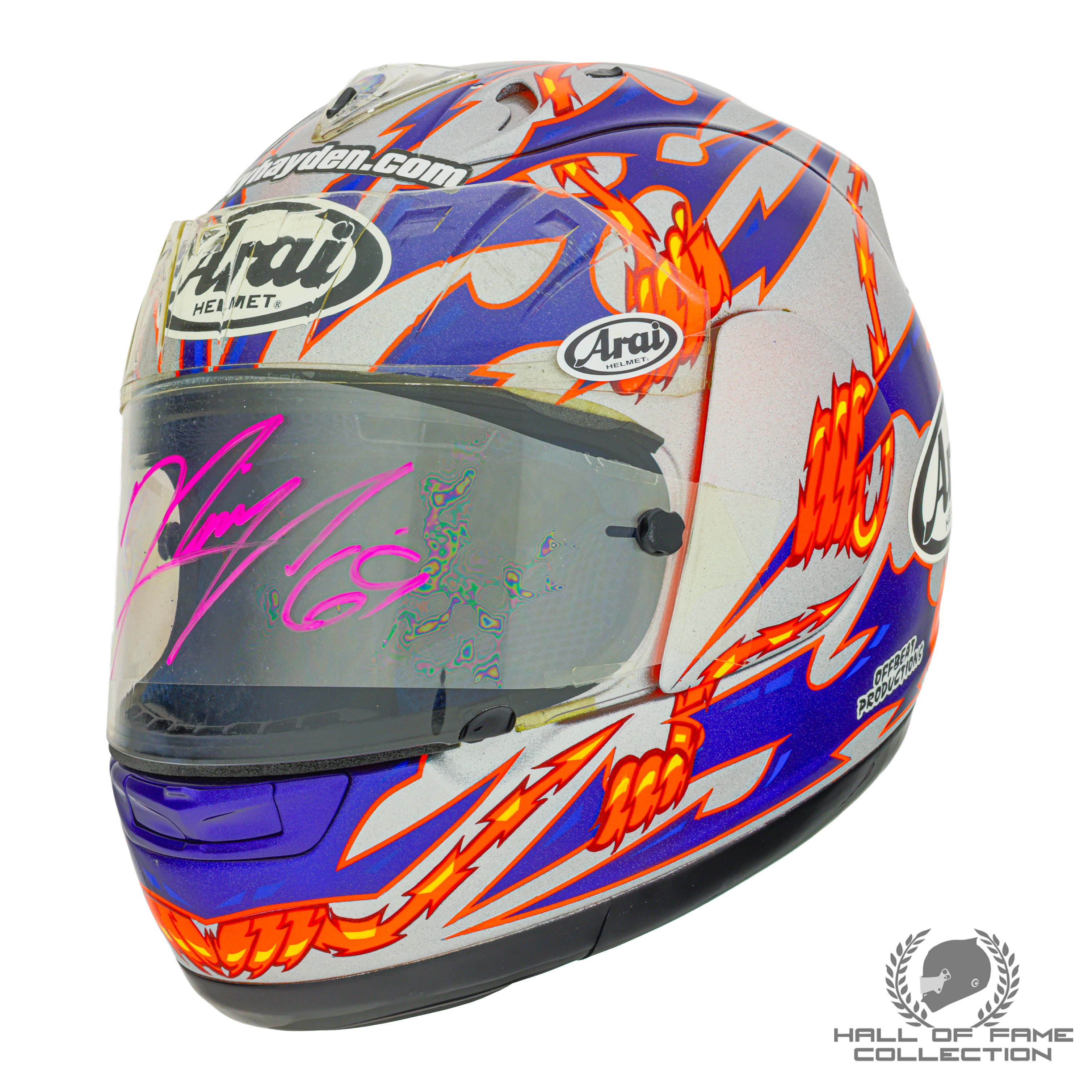 2005 Nicky Hayden Signed Chinese GP Used Repsol Honda Team MotoGP Helmet