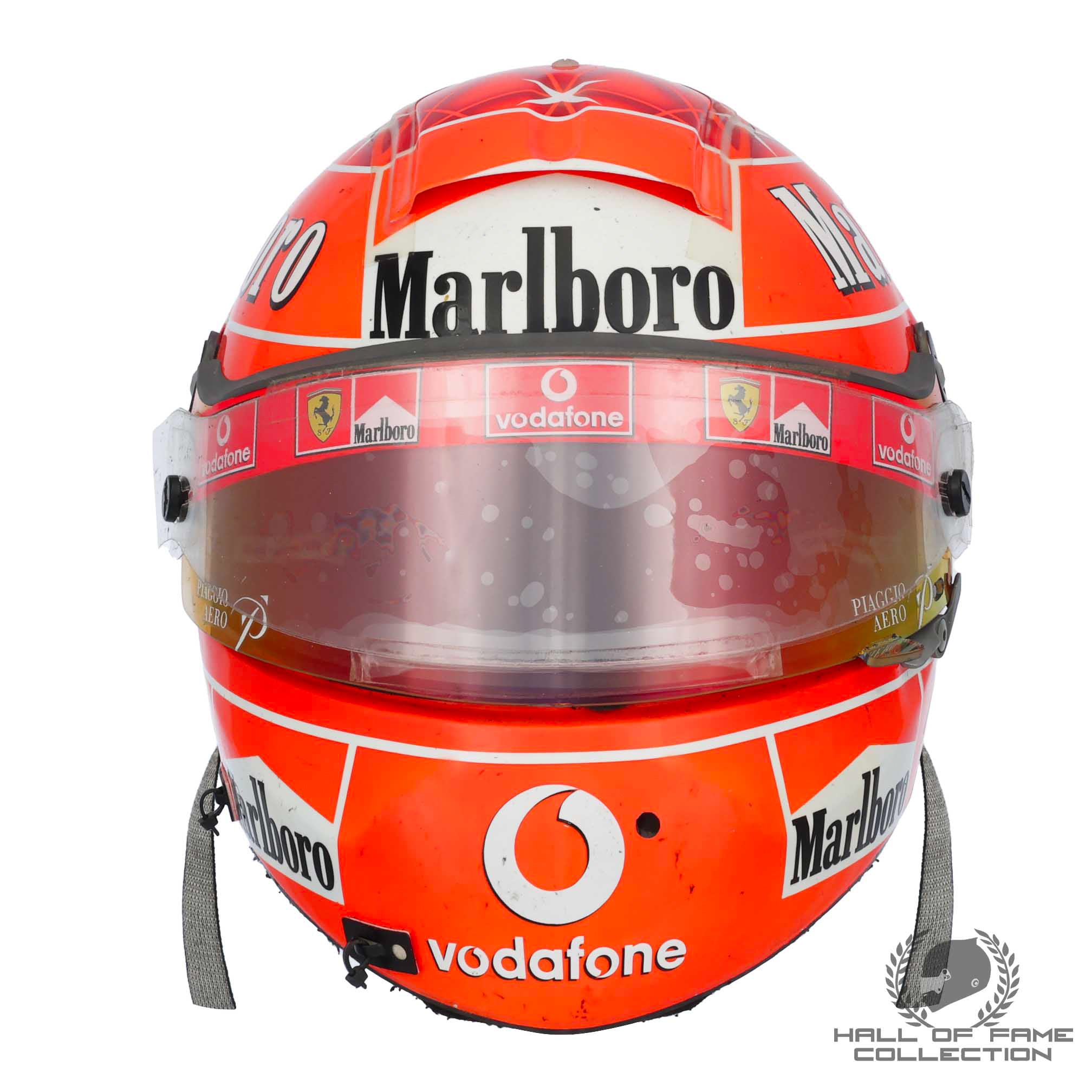 2005 Michael Schumacher Signed Australia/Malaysia Used Scuderia Ferrari F1 Helmet