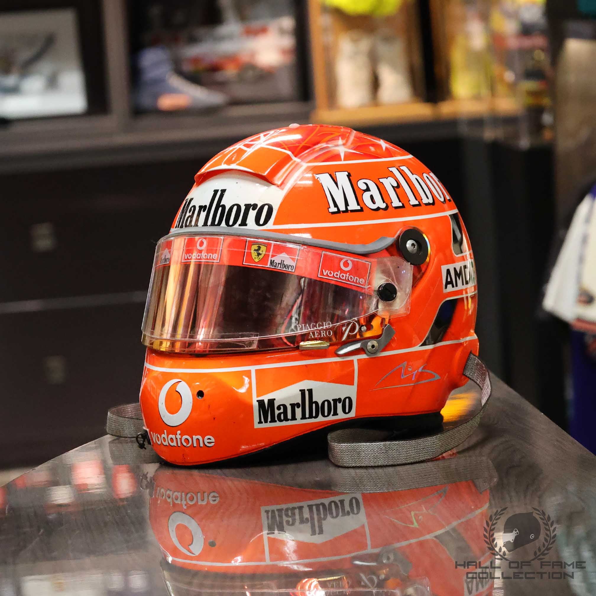 2005 Michael Schumacher Signed Australia/Malaysia Used Scuderia Ferrari F1 Helmet
