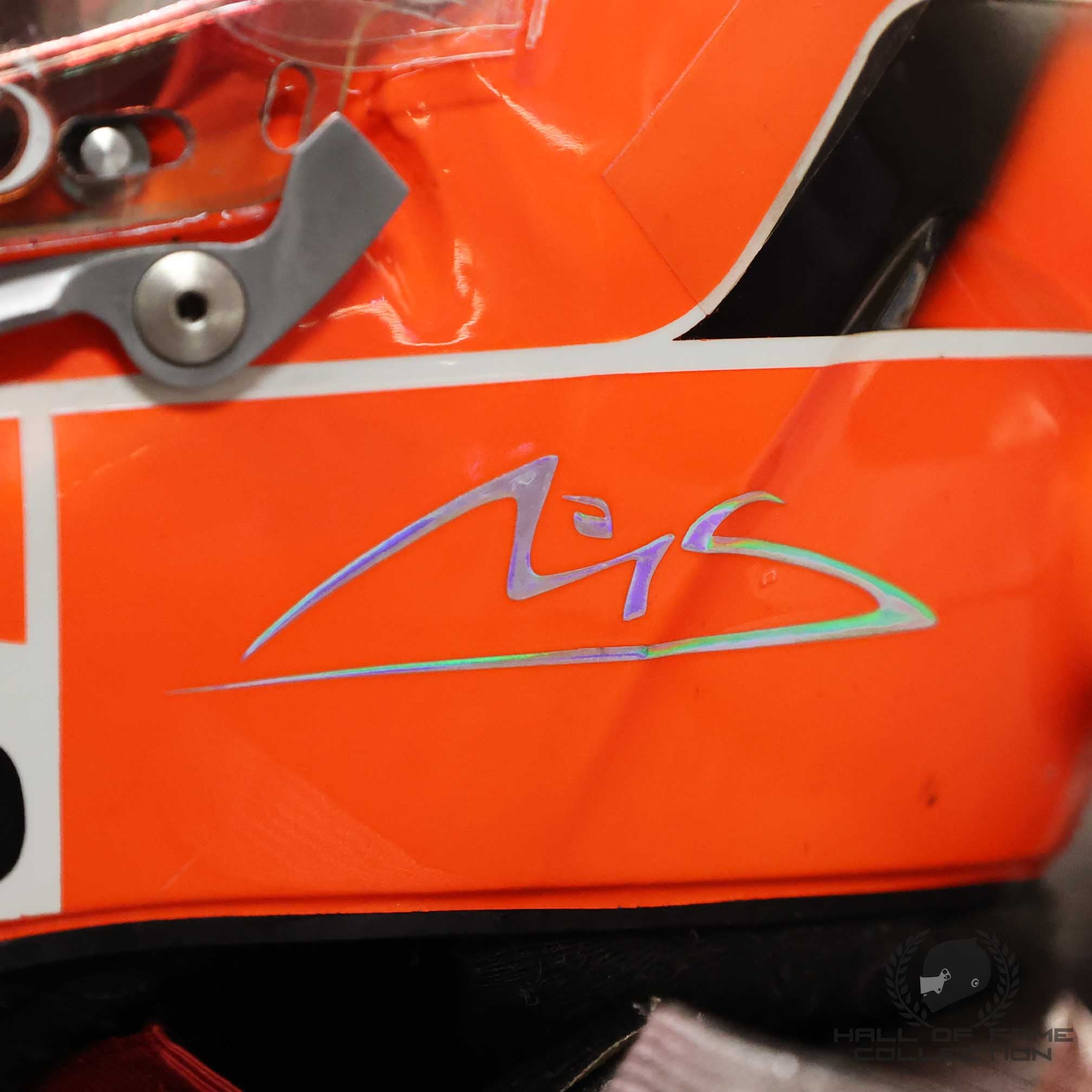 2005 Michael Schumacher Signed Australia/Malaysia Used Scuderia Ferrari F1 Helmet