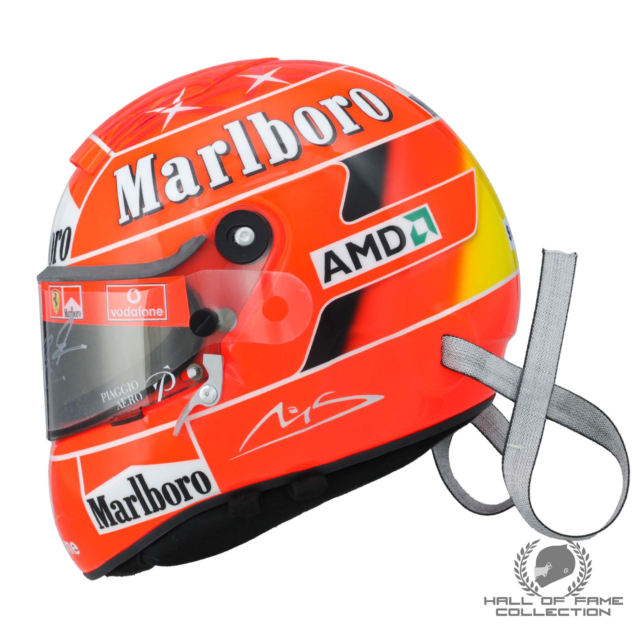 2005 Michael Schumacher Signed Schuberth RF1 Replica Scuderia Ferrari Helmet