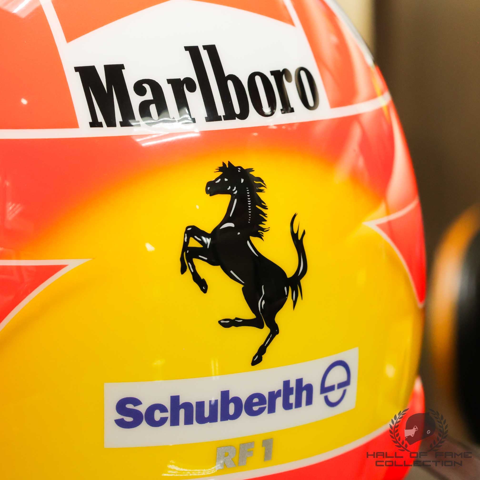 2005 Michael Schumacher Signed Schuberth RF1 Replica Scuderia Ferrari Helmet