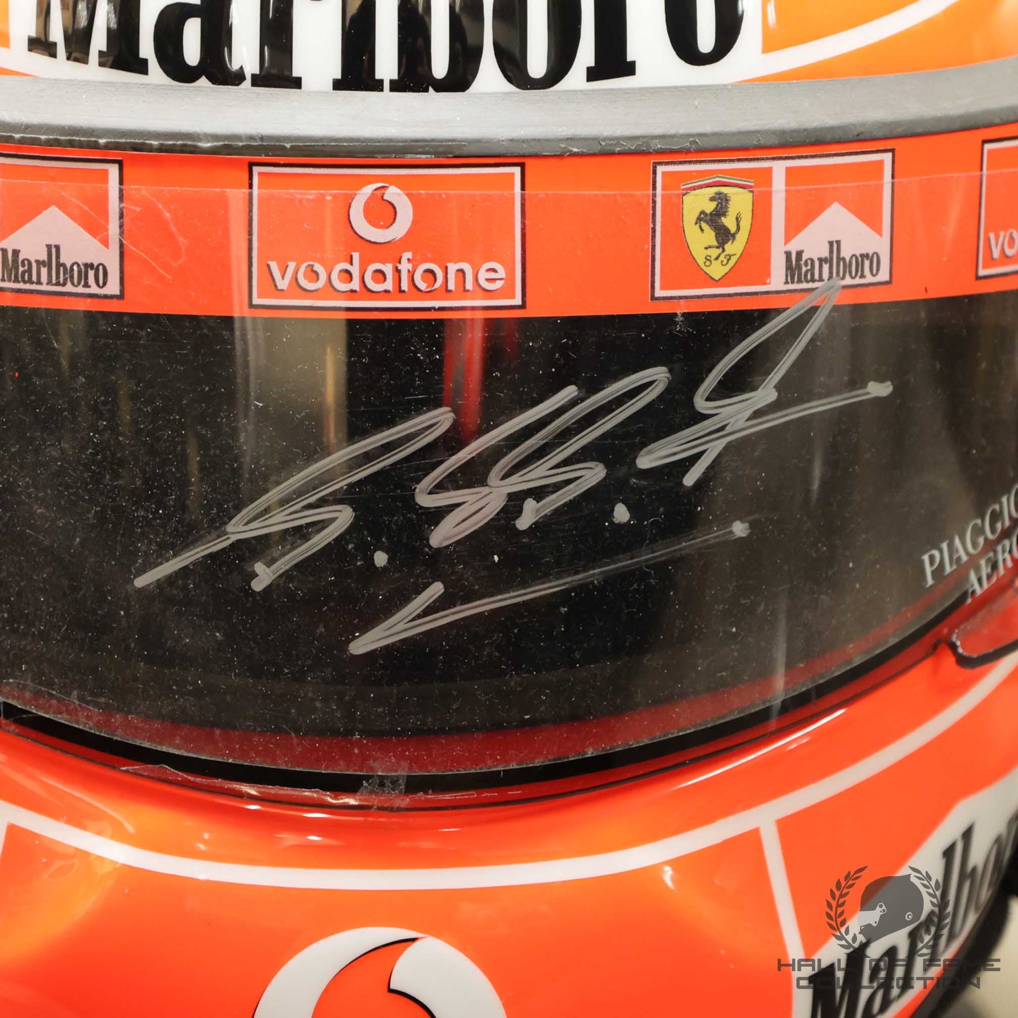 2005 Michael Schumacher Signed Schuberth RF1 Replica Scuderia Ferrari Helmet