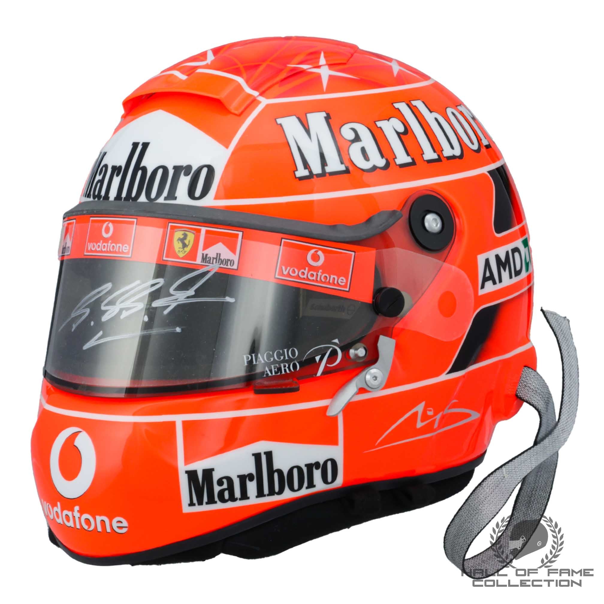 2005 Michael Schumacher Signed Schuberth RF1 Replica Scuderia Ferrari Helmet