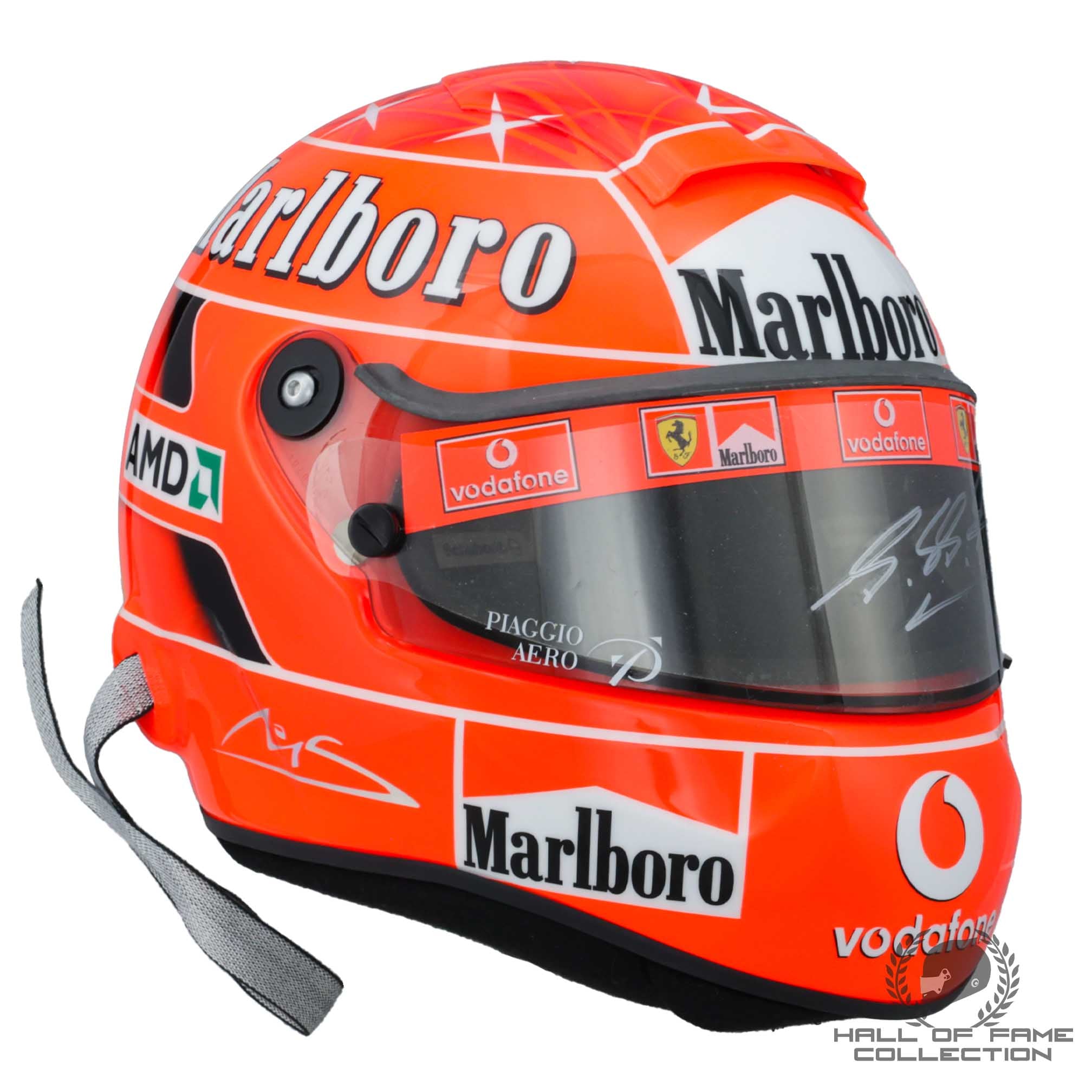 2005 Michael Schumacher Signed Schuberth RF1 Replica Scuderia Ferrari Helmet