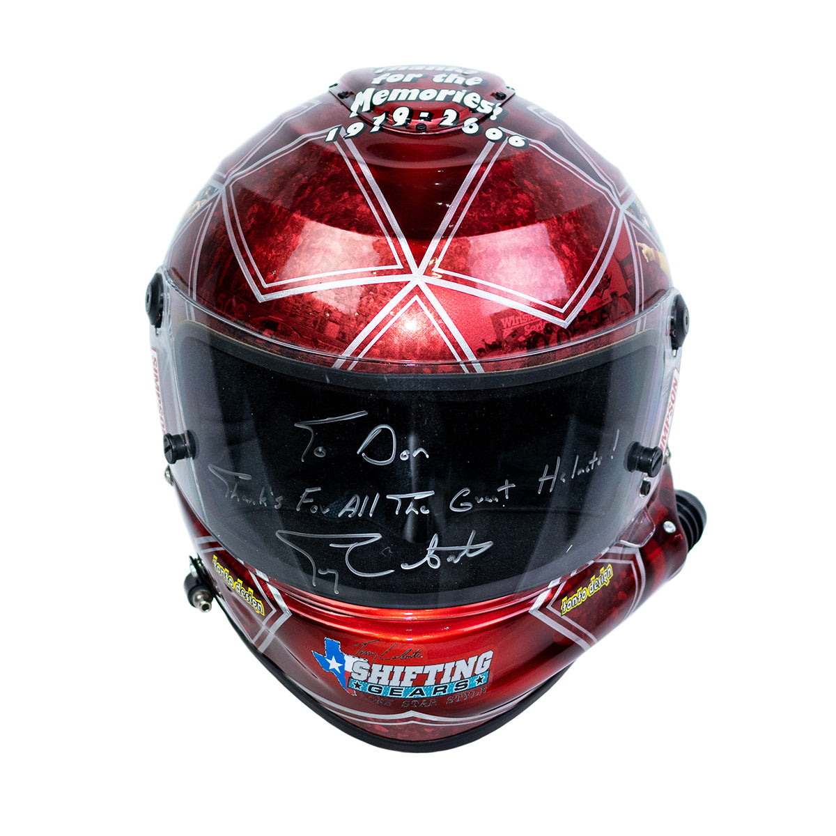 2006 Terry Labonte Signed 'Final Race' Used Hendrick Motorsports NASCAR Helmet