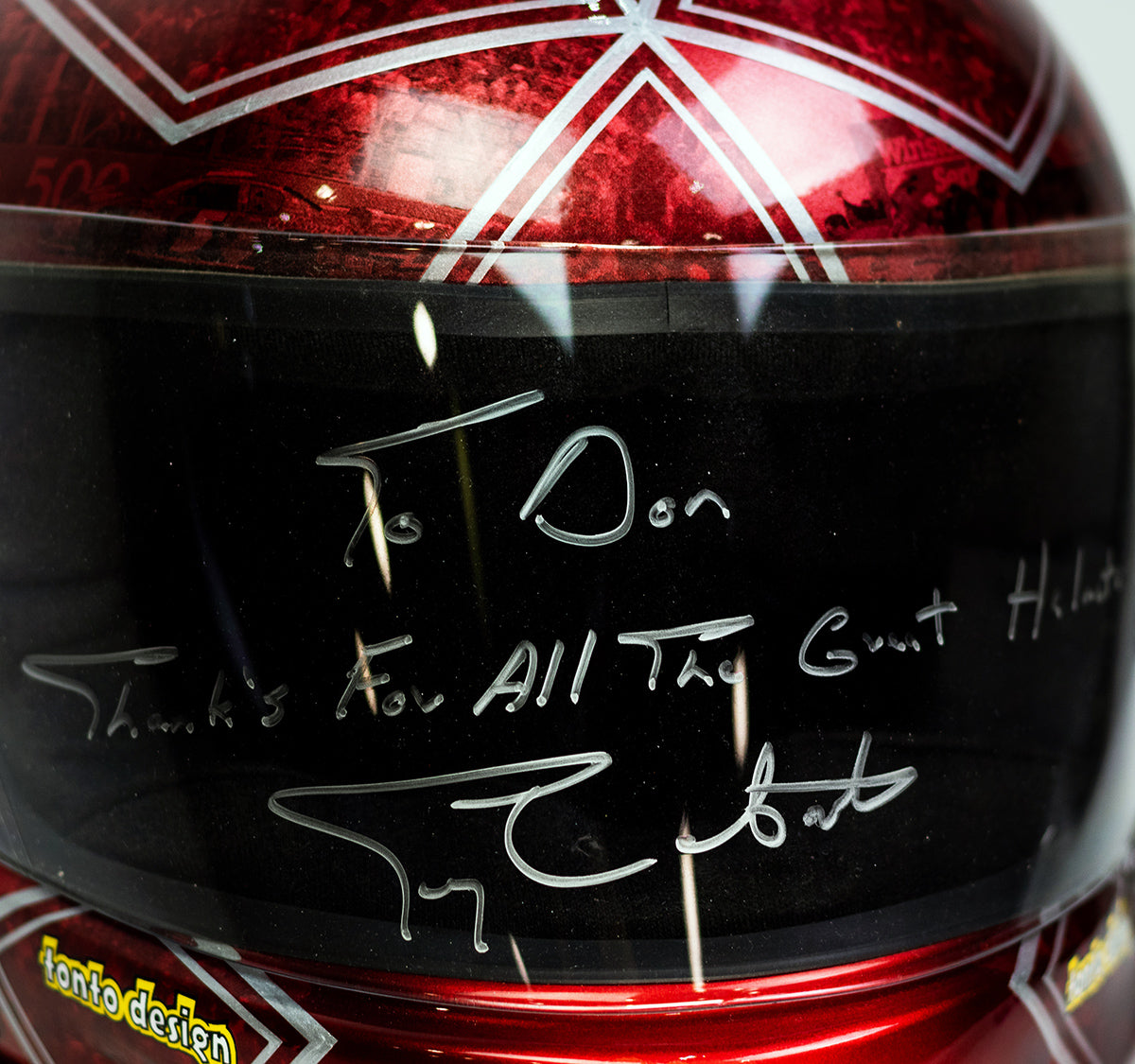 2006 Terry Labonte Signed 'Final Race' Used Hendrick Motorsports NASCAR Helmet