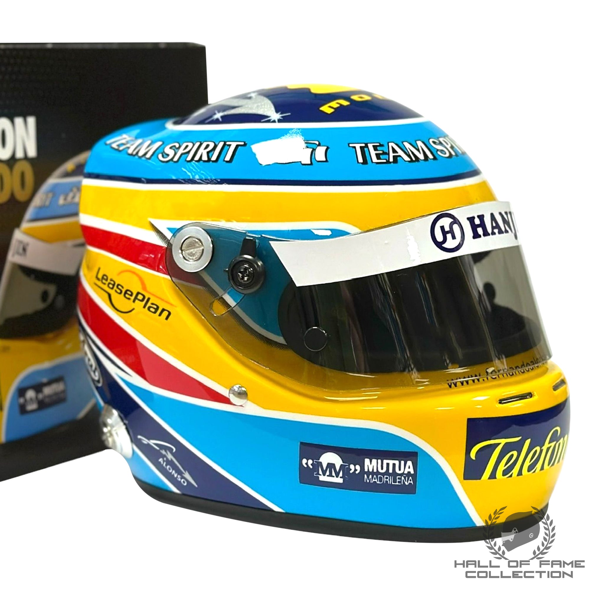 2006 Fernando Alonso 20th Anniversary World Champion Renault 1:2 Scale F1 Helmet