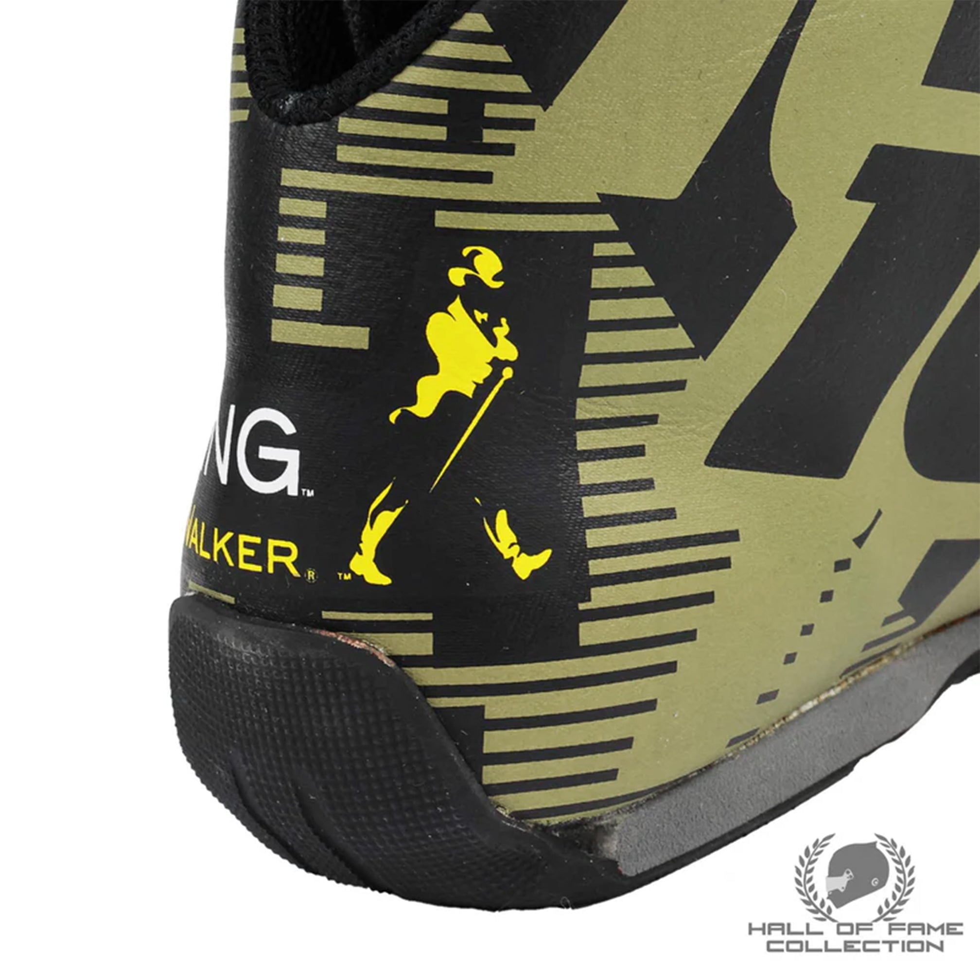 2006 Kimi Raikkonen Signed McLaren Johnnie Walker 100th Career Grand Prix Commemorative F1 Boots