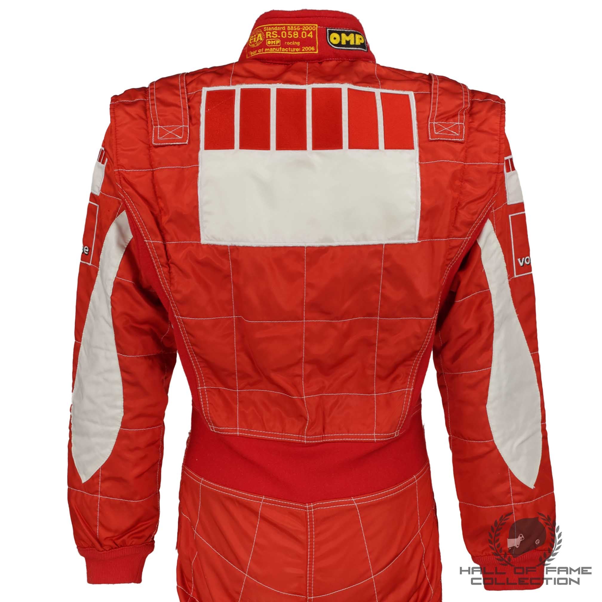 2006 Michael Schumacher Signed Race Winning San Marino GP Scuderia Ferrari F1 Suit