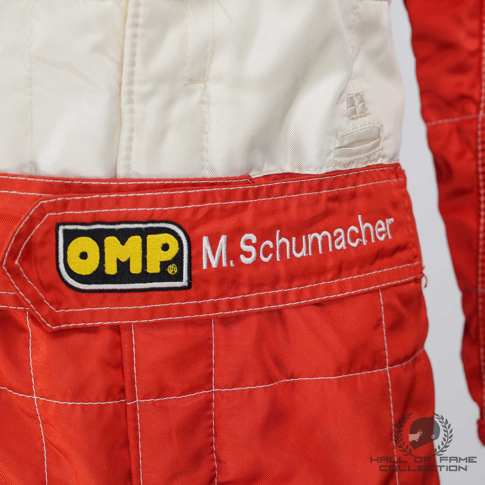 2006 Michael Schumacher Signed Race Winning San Marino GP Scuderia Ferrari F1 Suit