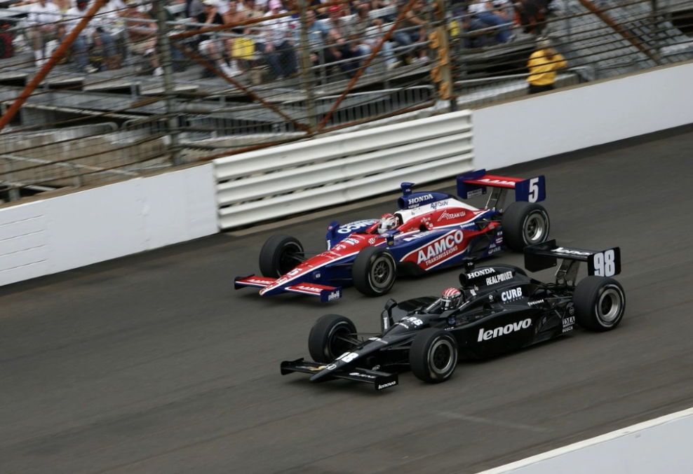 2007 Alex Barron Race Used CURB/Agajanian/Beck Motorsports IndyCar Visor