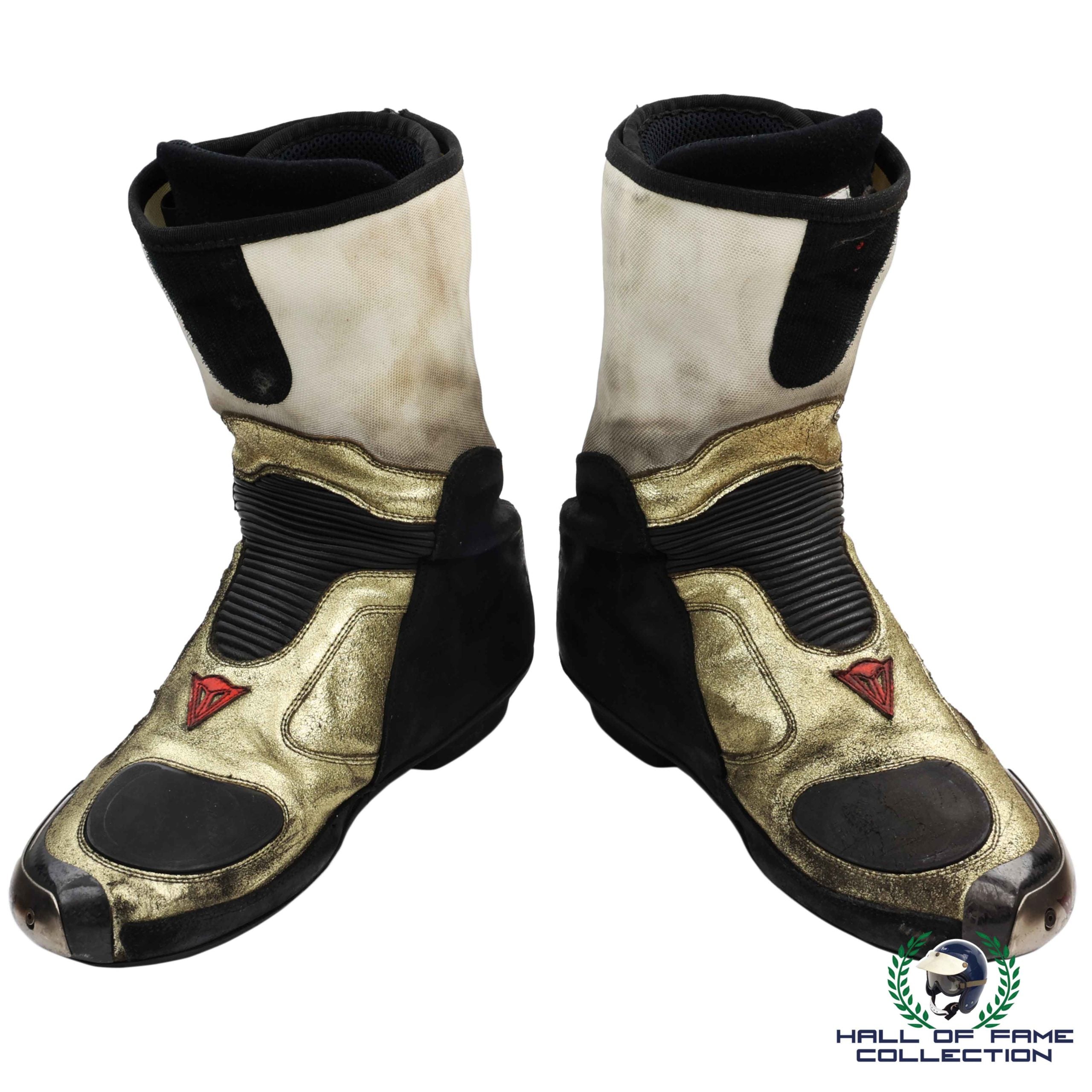 2007 Jorge Lorenzo Race Used World Championship Season Dainese "Golden Boots"