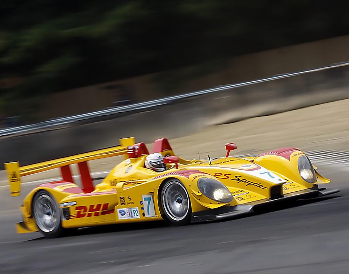 2007 Romain Dumas Signed Race Used Penske Racing AMLS Champion Visor