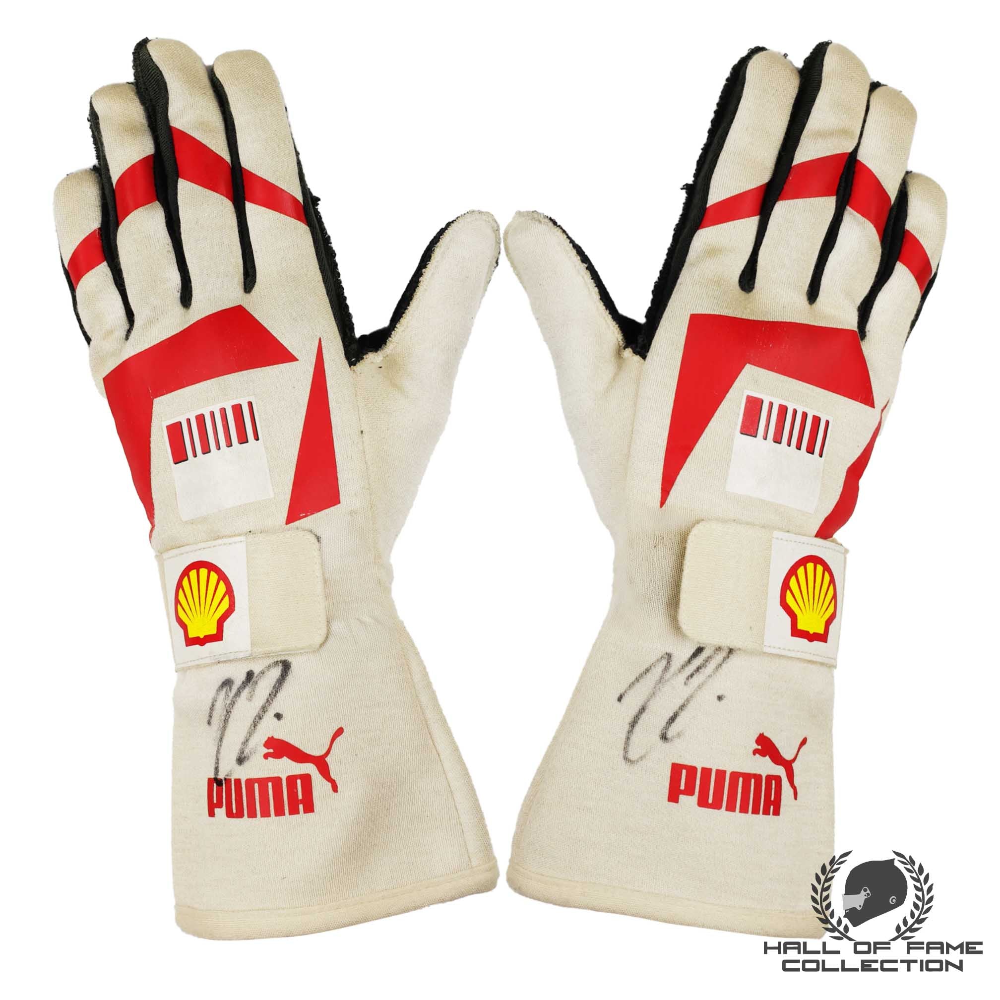 2007 Kimi Raikkonen Signed Race Used Championship Year Scuderia Ferrari F1 Gloves