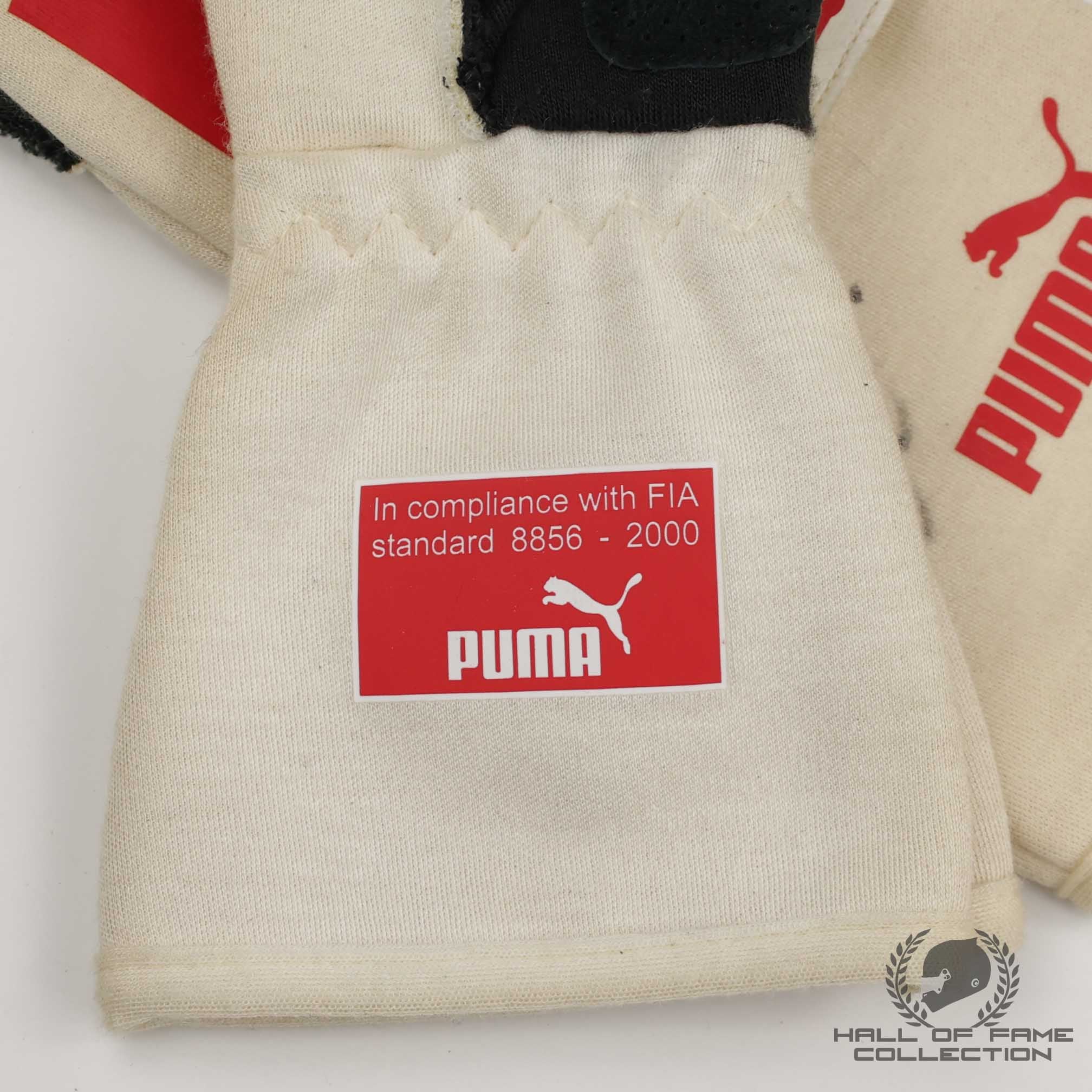 2007 Kimi Raikkonen Signed Race Used Championship Year Scuderia Ferrari F1 Gloves