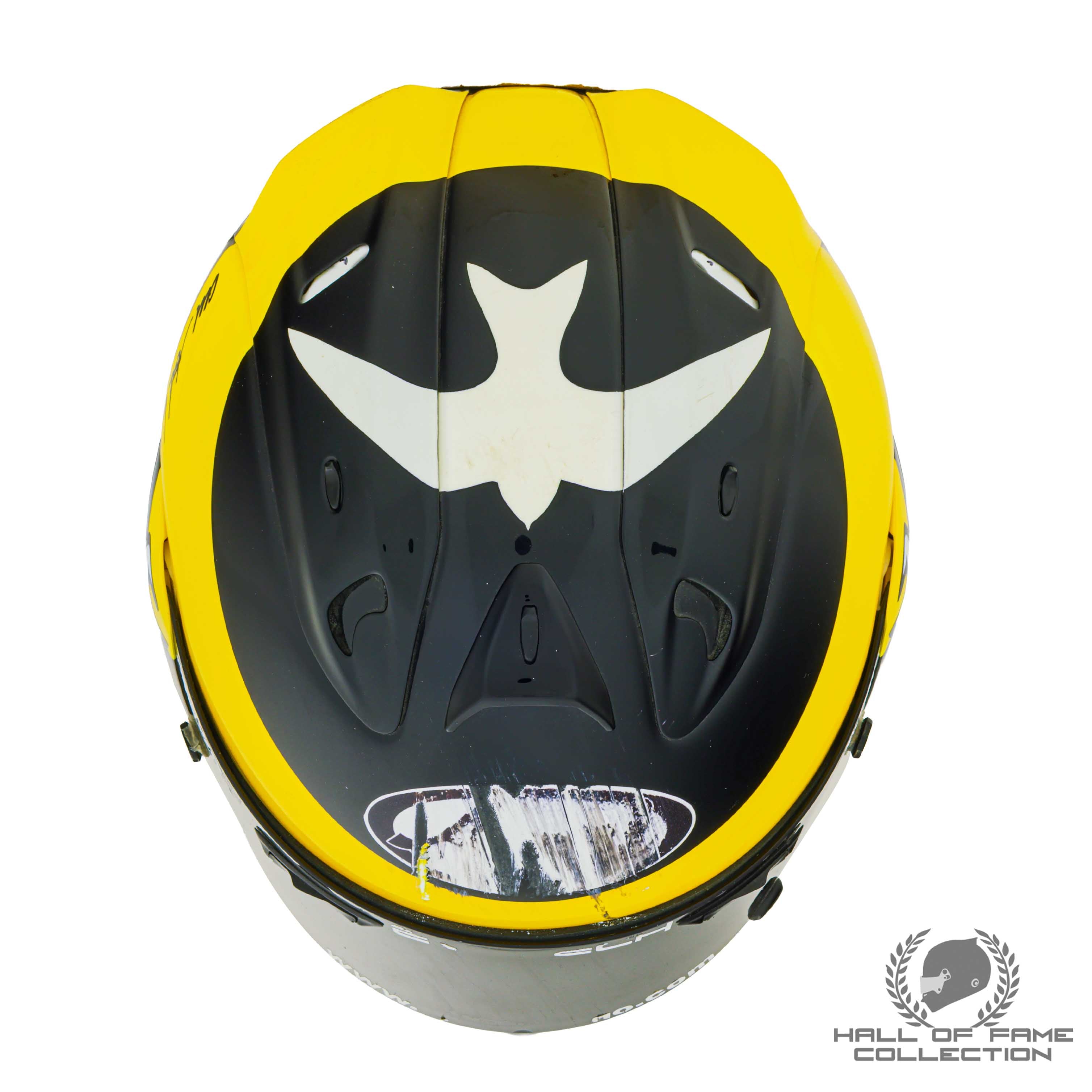 2008 Guy Martin Signed Macau GP Used Motorcycle Racing Helmet