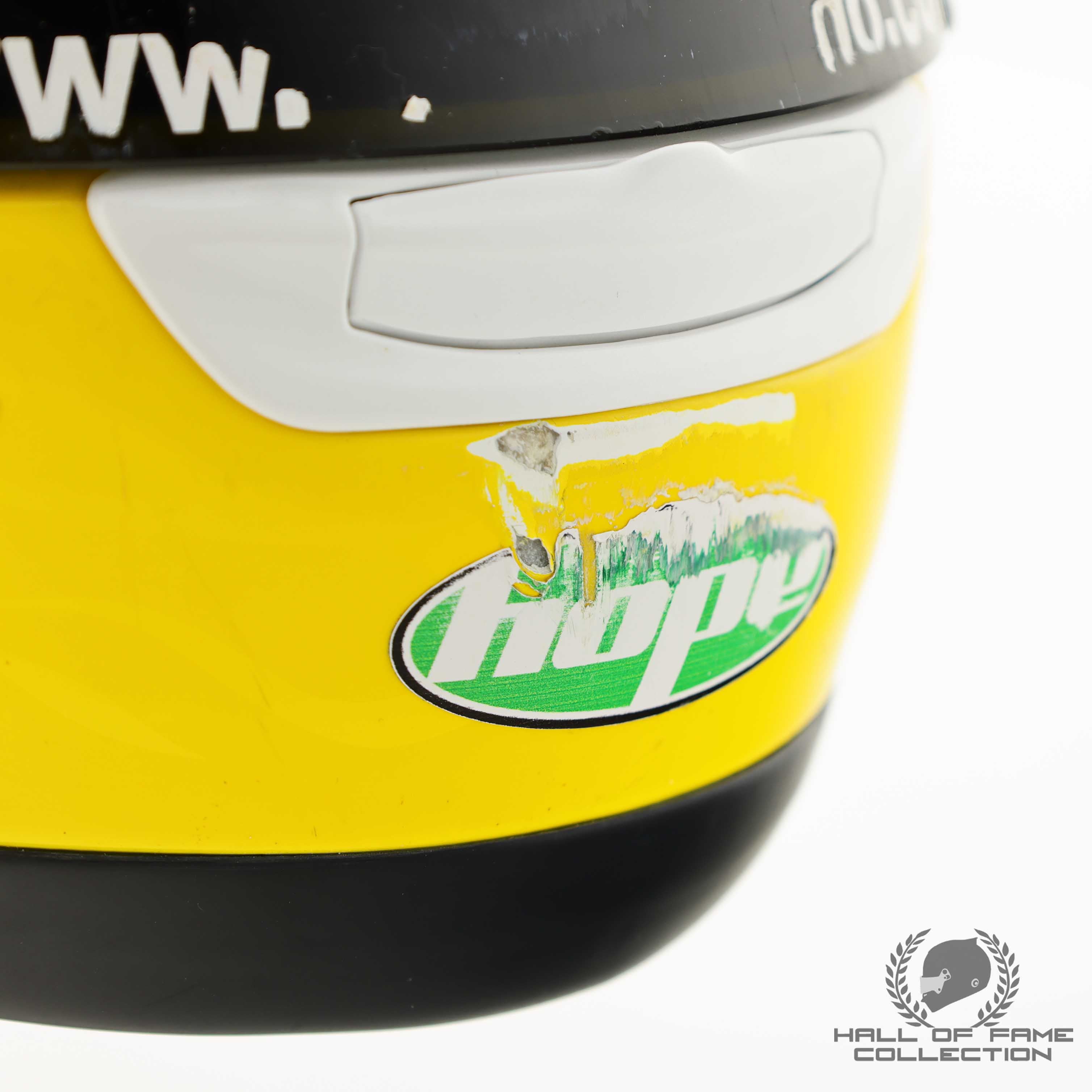 2008 Guy Martin Signed Macau GP Used Motorcycle Racing Helmet