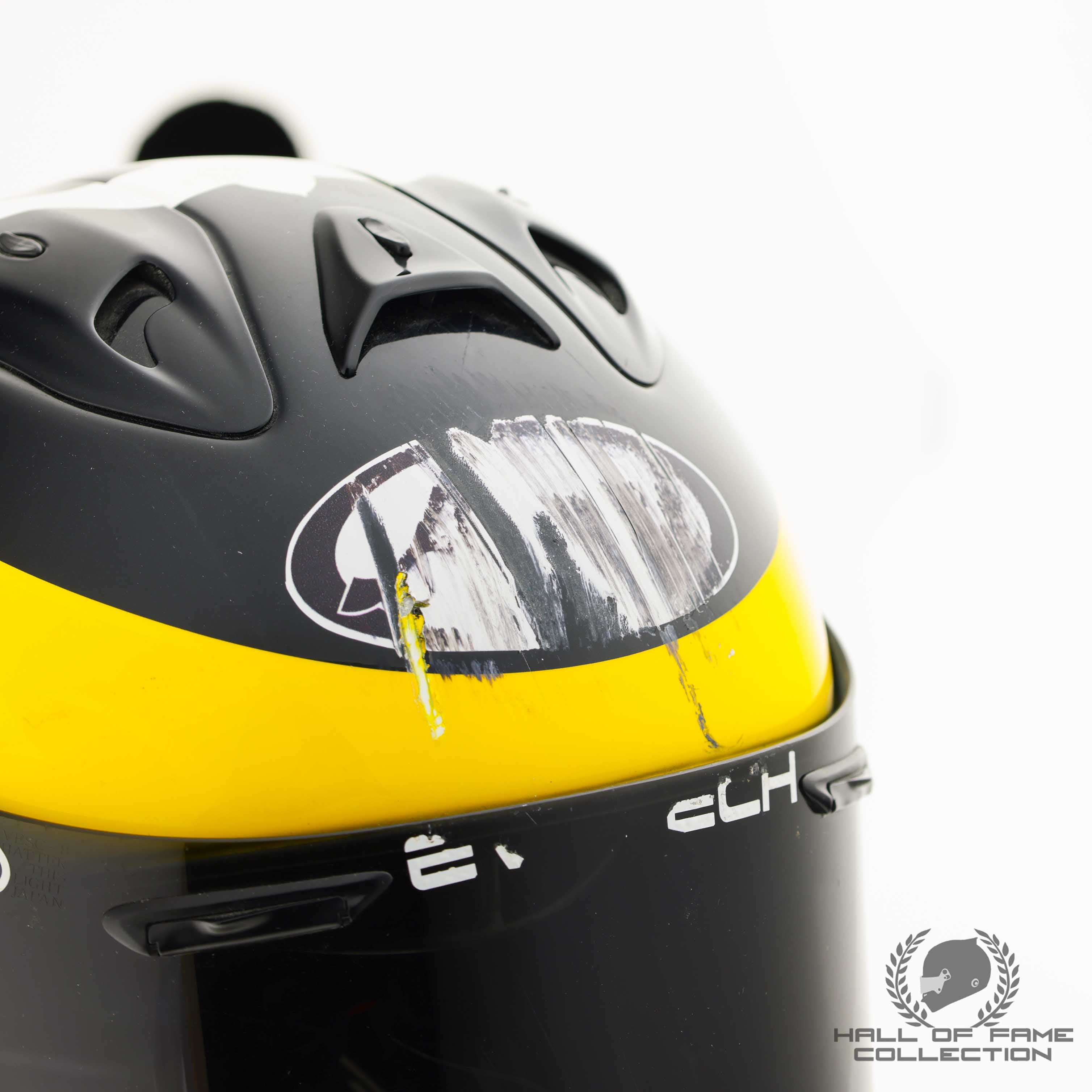 2008 Guy Martin Signed Macau GP Used Motorcycle Racing Helmet