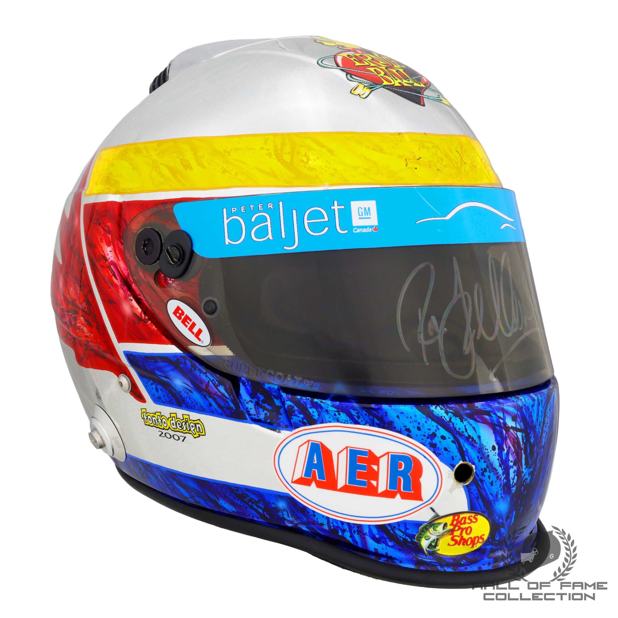 2008 Ron Fellows Signed Sonoma Cup Dale Earnhardt Inc Nascar Helmet