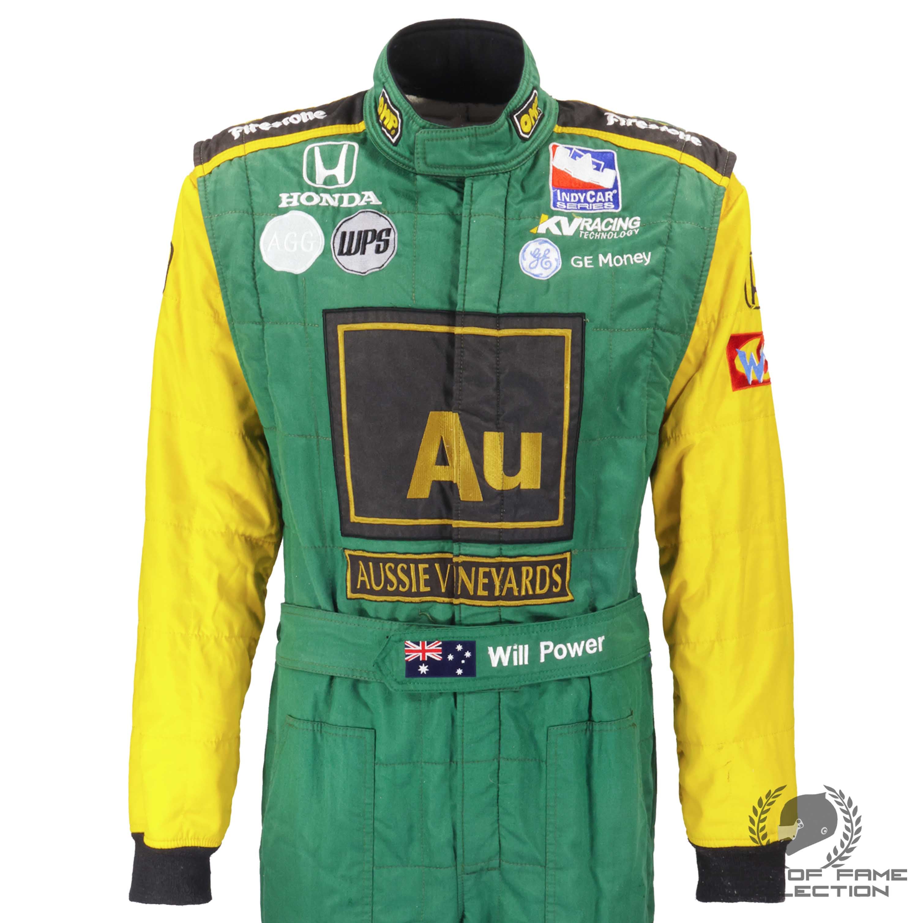 2008 Will Power Signed KV Racing Technology IndyCar Suit