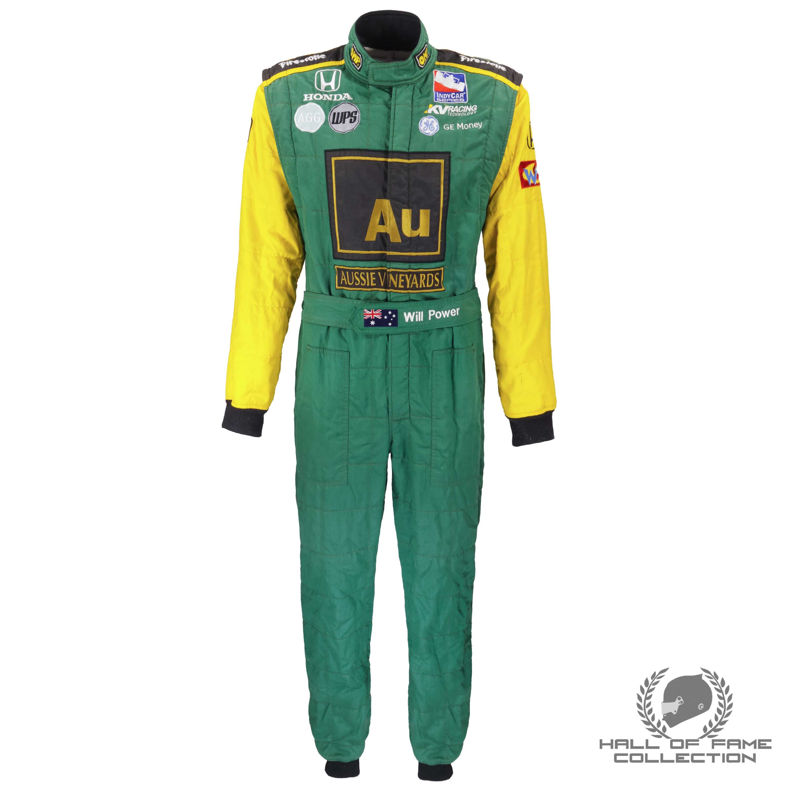 2008 Will Power Signed KV Racing Technology IndyCar Suit