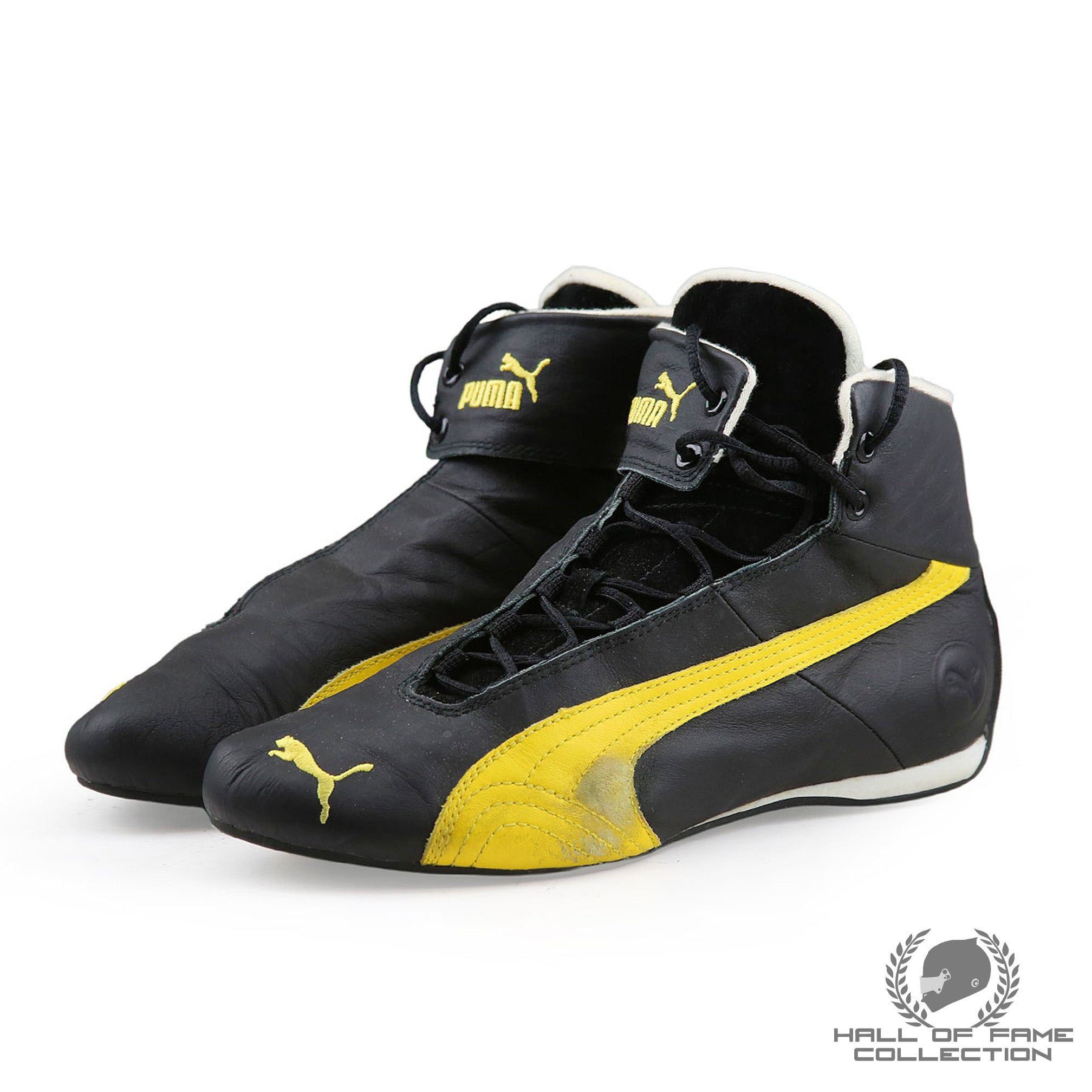 2010 Dan Wheldon Race Used Pather Racing IndyCar Boots