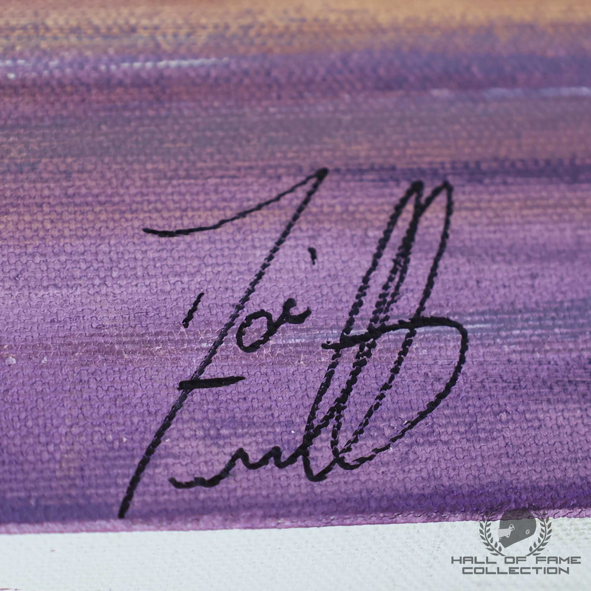 2009 Dario Franchitti Signed Target Chip Ganassi Racing Original Roger Warrick Painting