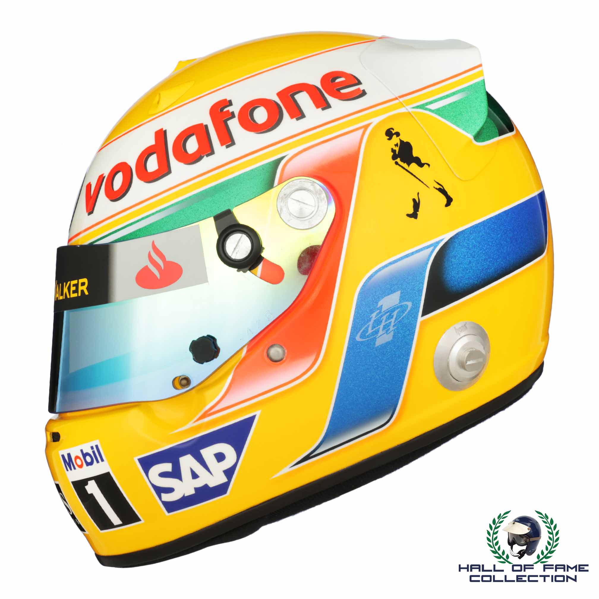 2009 Lewis Hamilton Signed Official Limited Edition Replica McLaren Mercedes F1 Helmet