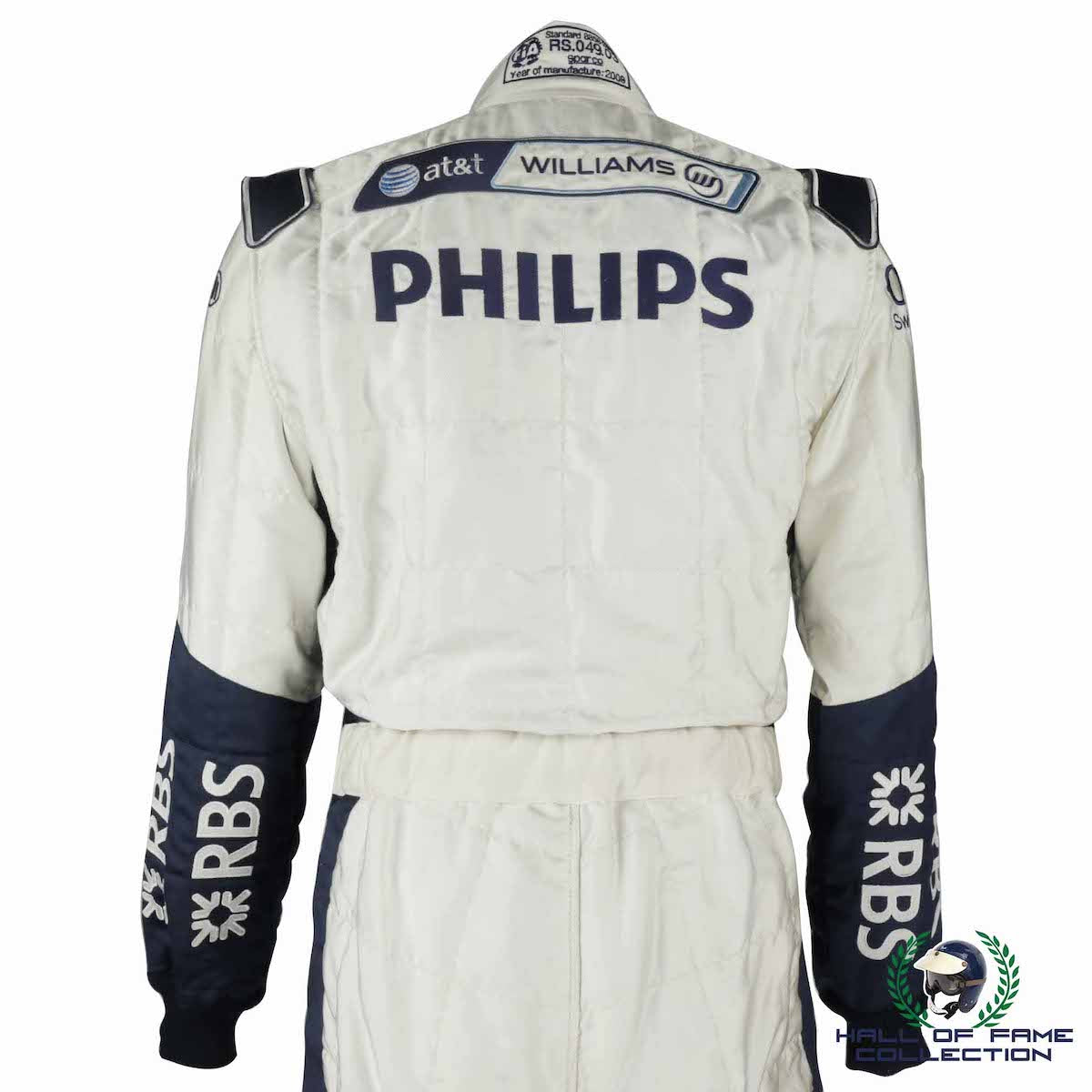 2009 Nico Rosberg Race Used Williams Formula 1 Suit