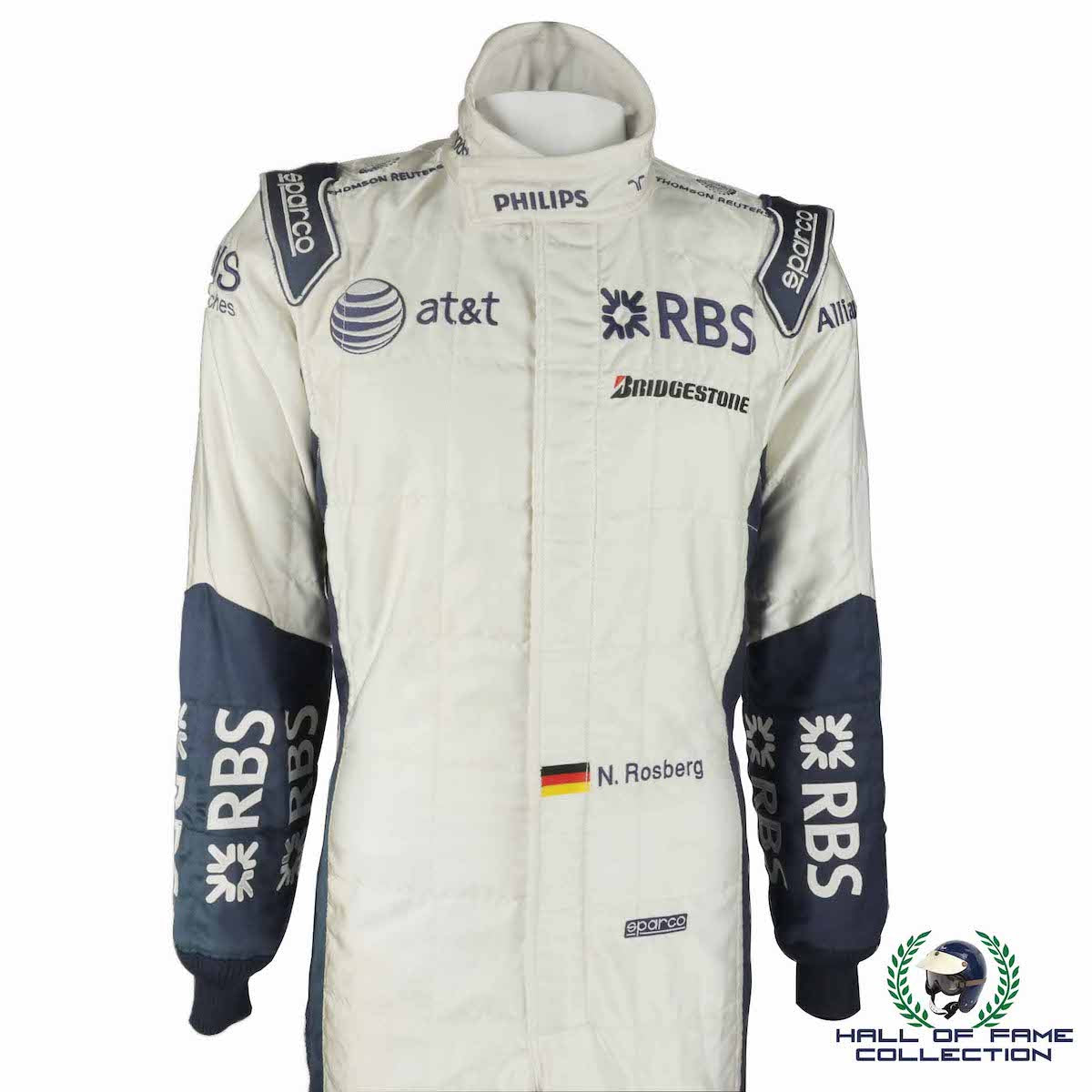 2009 Nico Rosberg Race Used Williams Formula 1 Suit