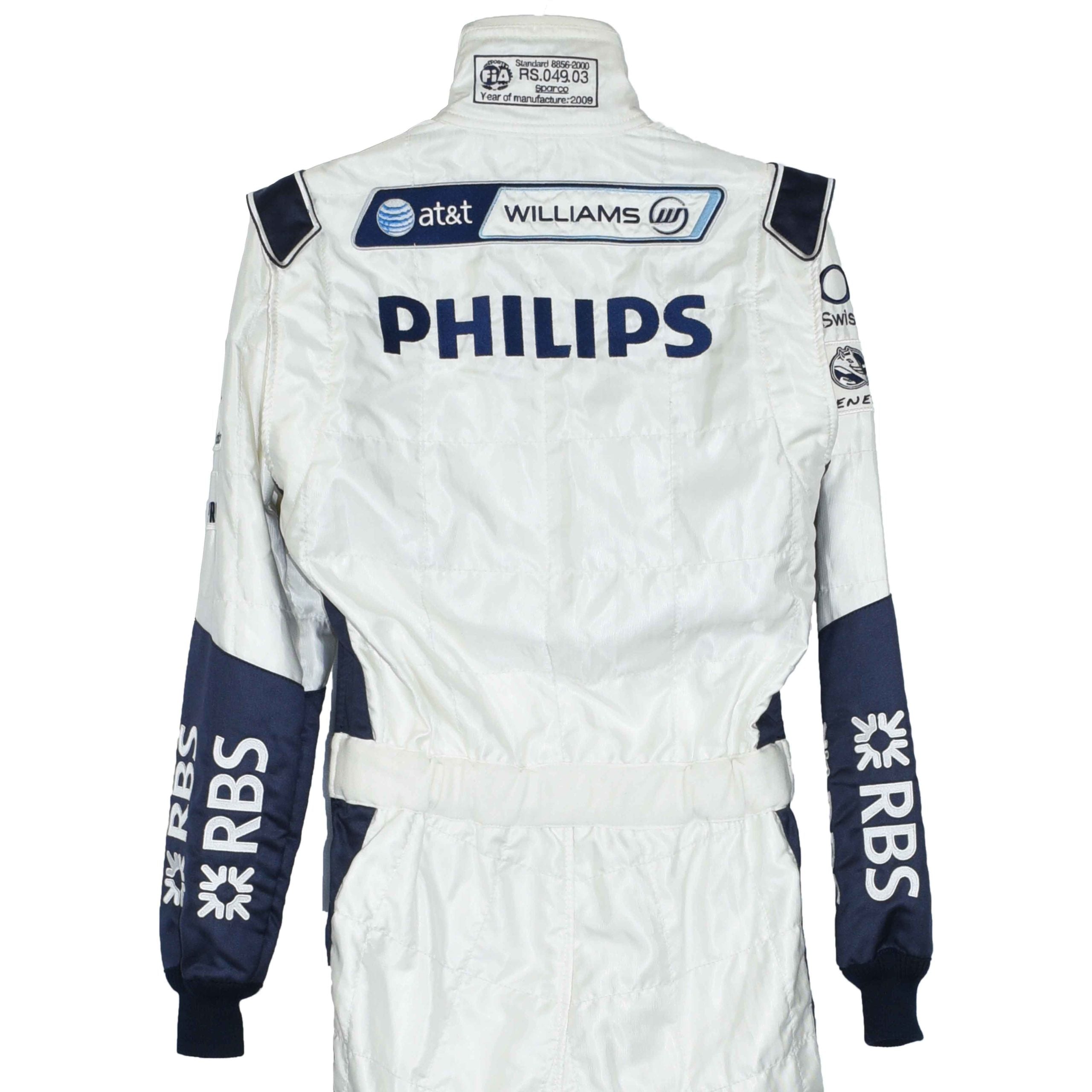 2009 Nico Rosberg Race Used Williams Formula 1 Suit