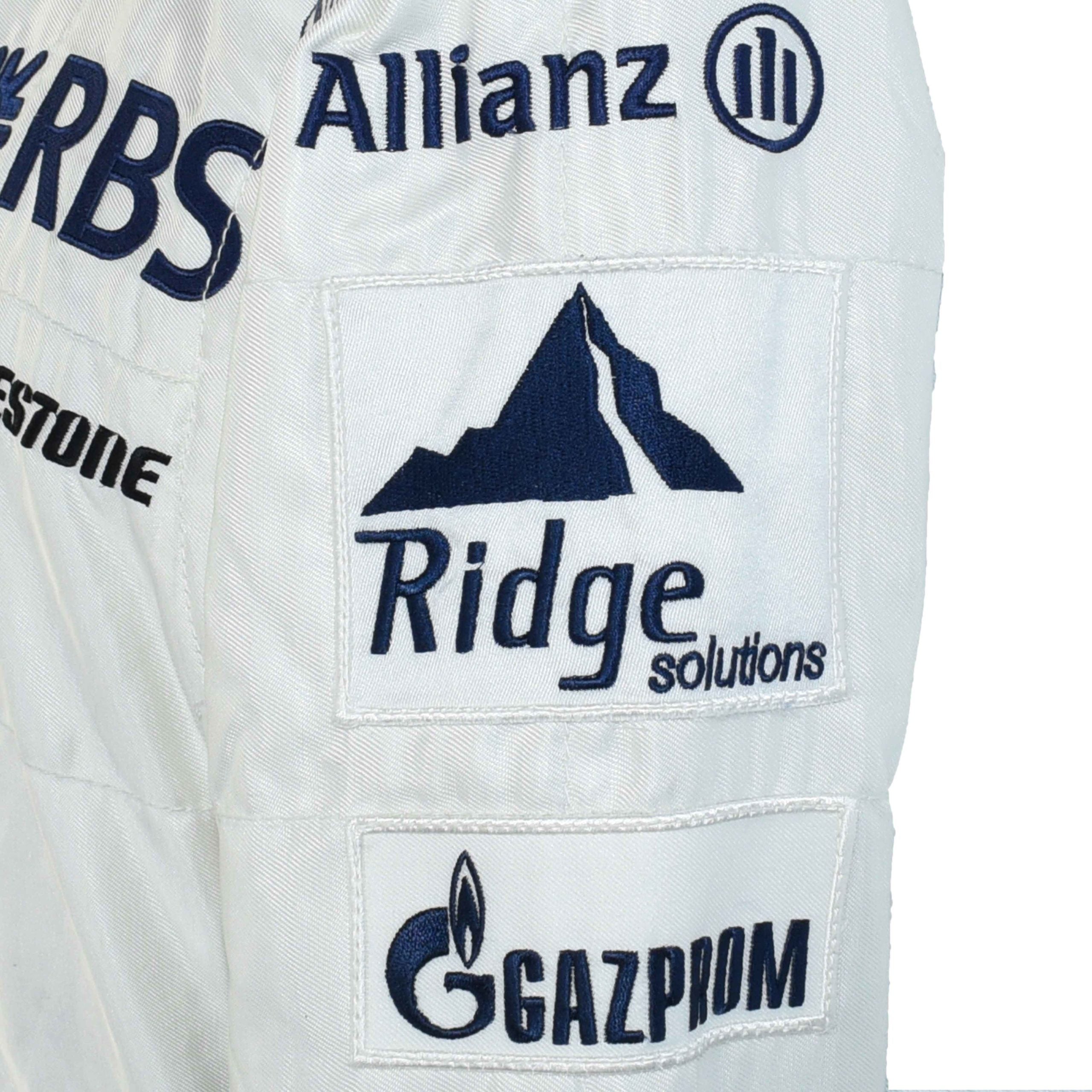 2009 Nico Rosberg Race Used Williams Formula 1 Suit