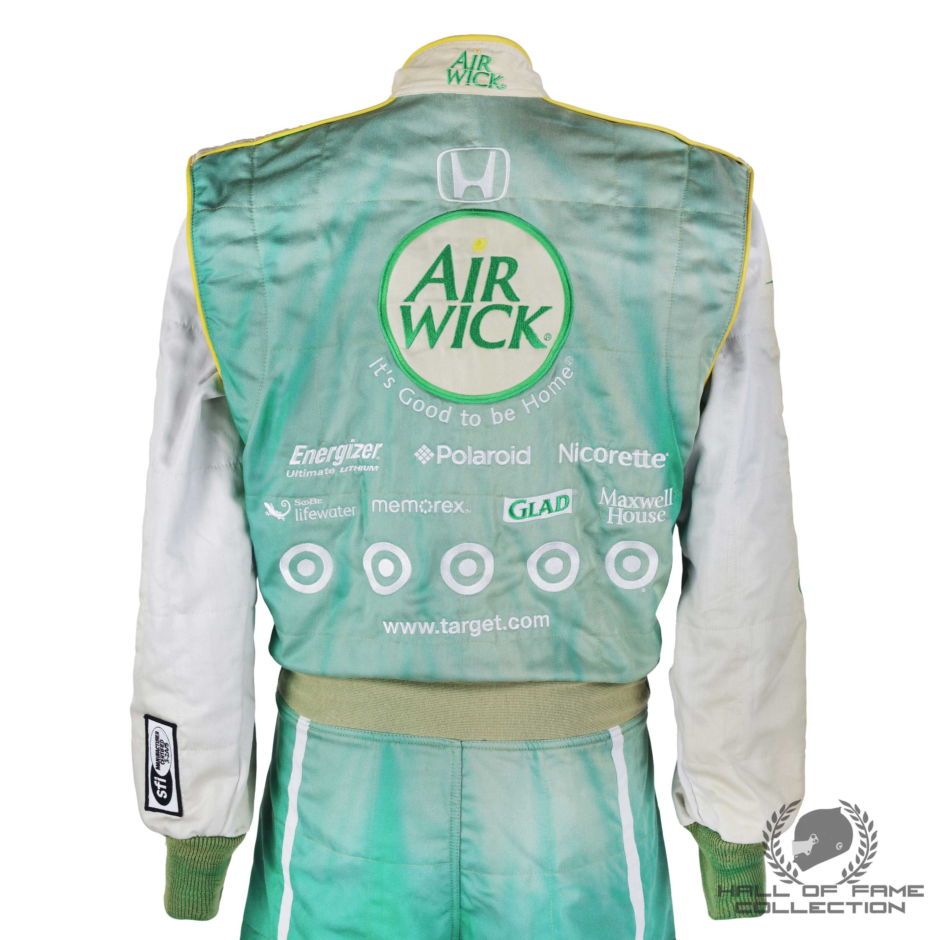 2009 Dario Franchitti Signed Championship Season Used Target Ganassi Racing Indycar Suit