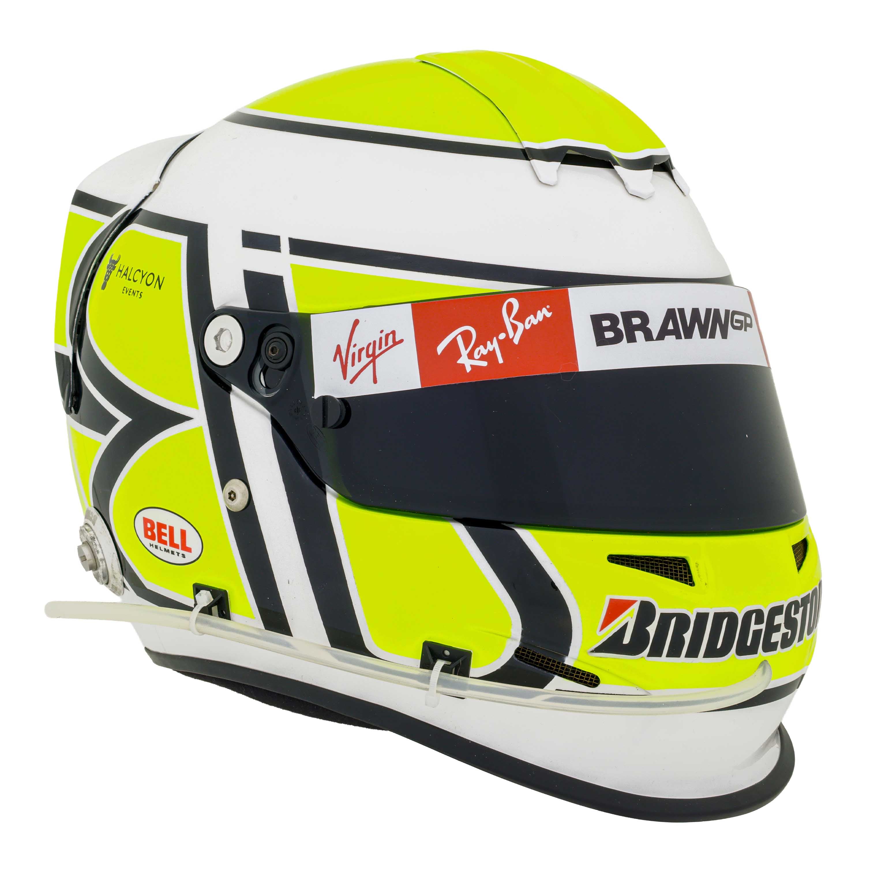 2009 Jenson Button World Championship HP3 Replica Brawn GP F1 Helmet