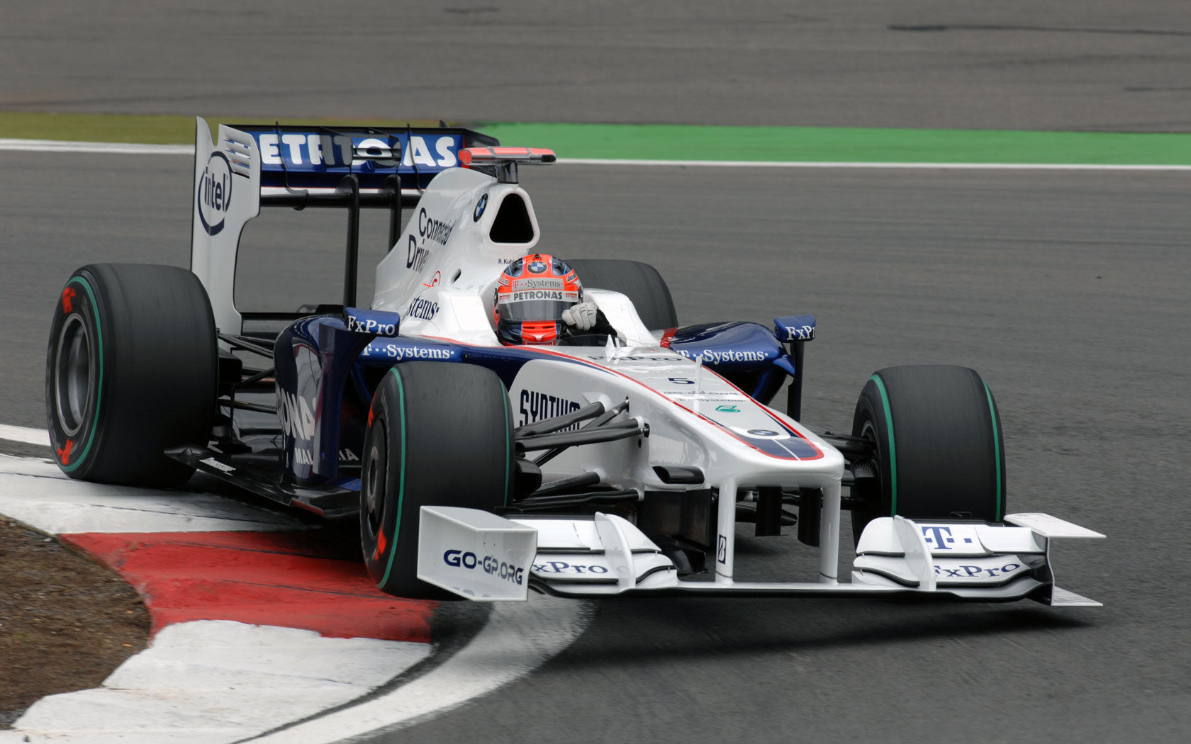 2009 Nick Heidfeld/Robert Kubica Signed Race Used BMW Sauber F1-09 F1 Rear Wing Endplate