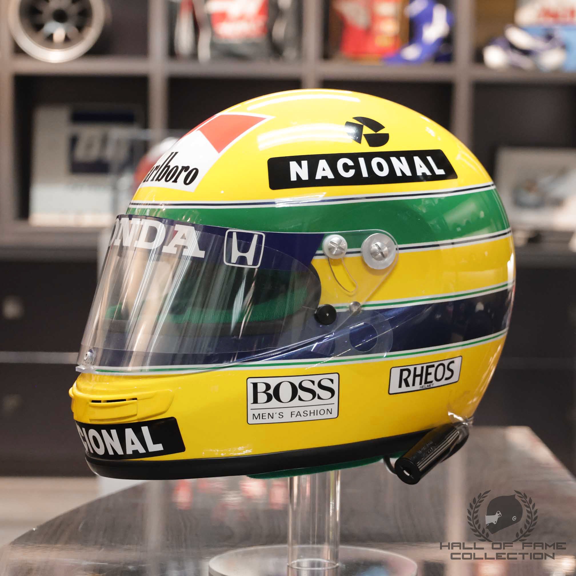 1990 Ayrton Senna Replica McLaren Rheos F1 Helmet