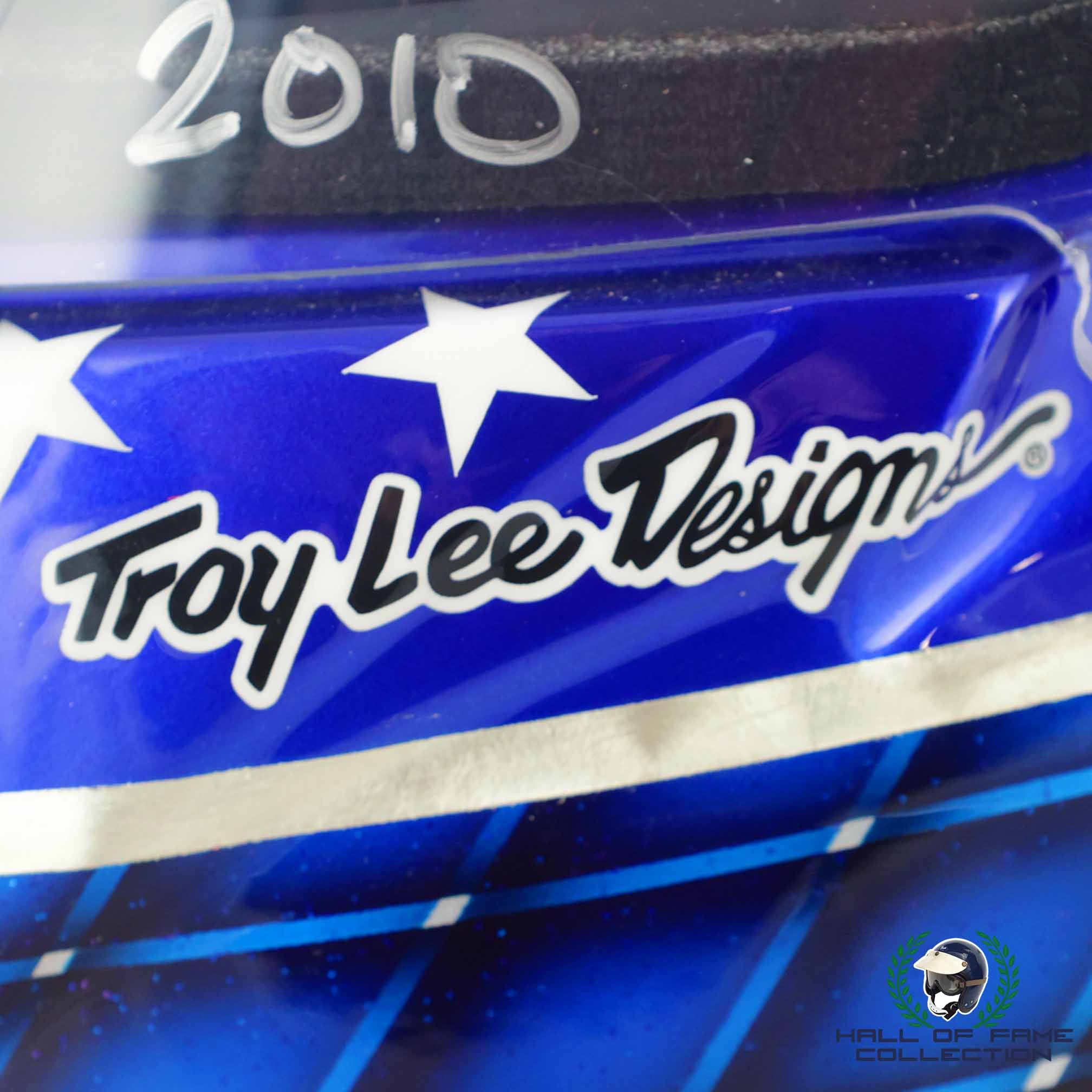 ITEM OF THE WEEK 2010 Danica Patrick Signed Charlotte/Texas/Homestead Used JR Motorsports Bell Nascar Helmet