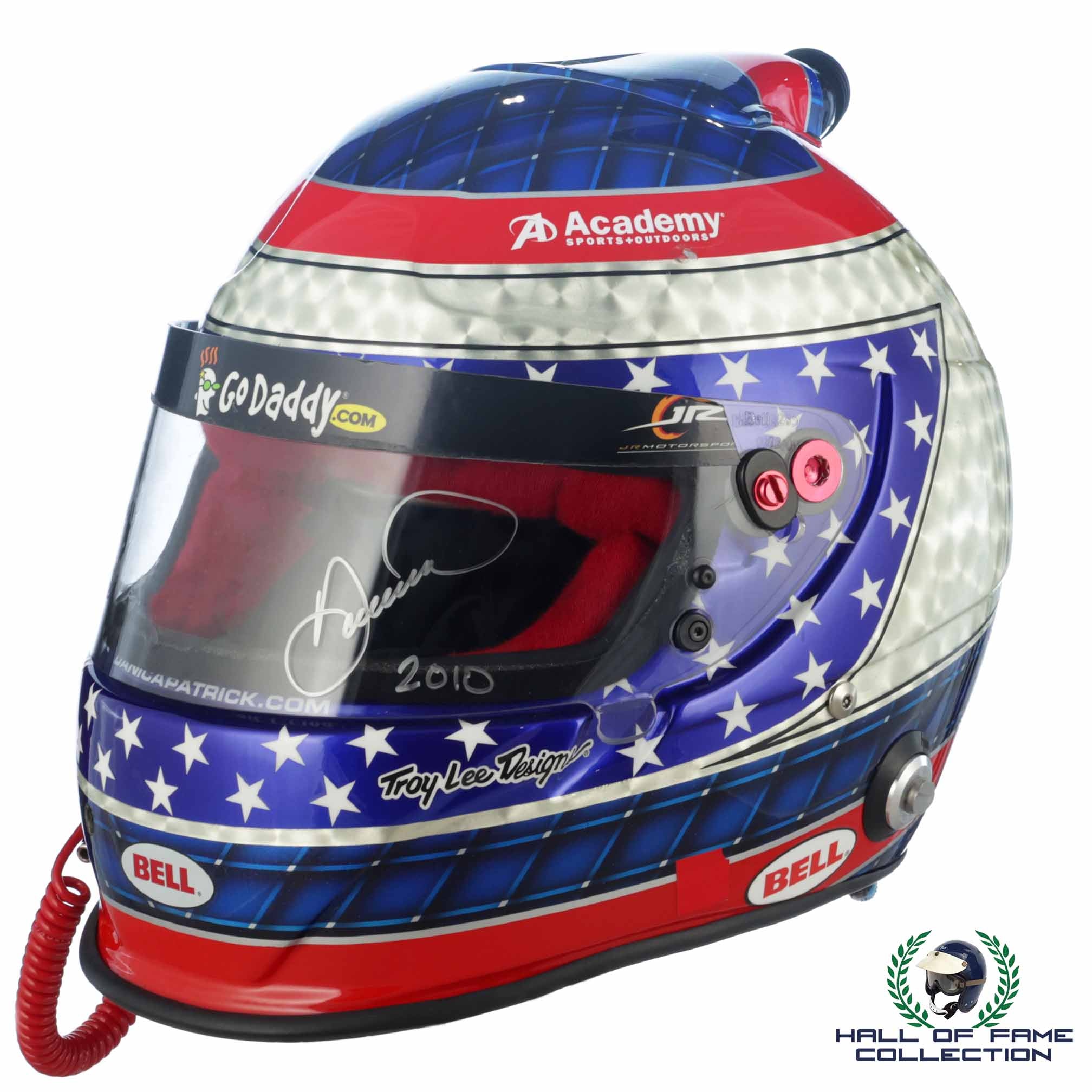 ITEM OF THE WEEK 2010 Danica Patrick Signed Charlotte/Texas/Homestead Used JR Motorsports Bell Nascar Helmet