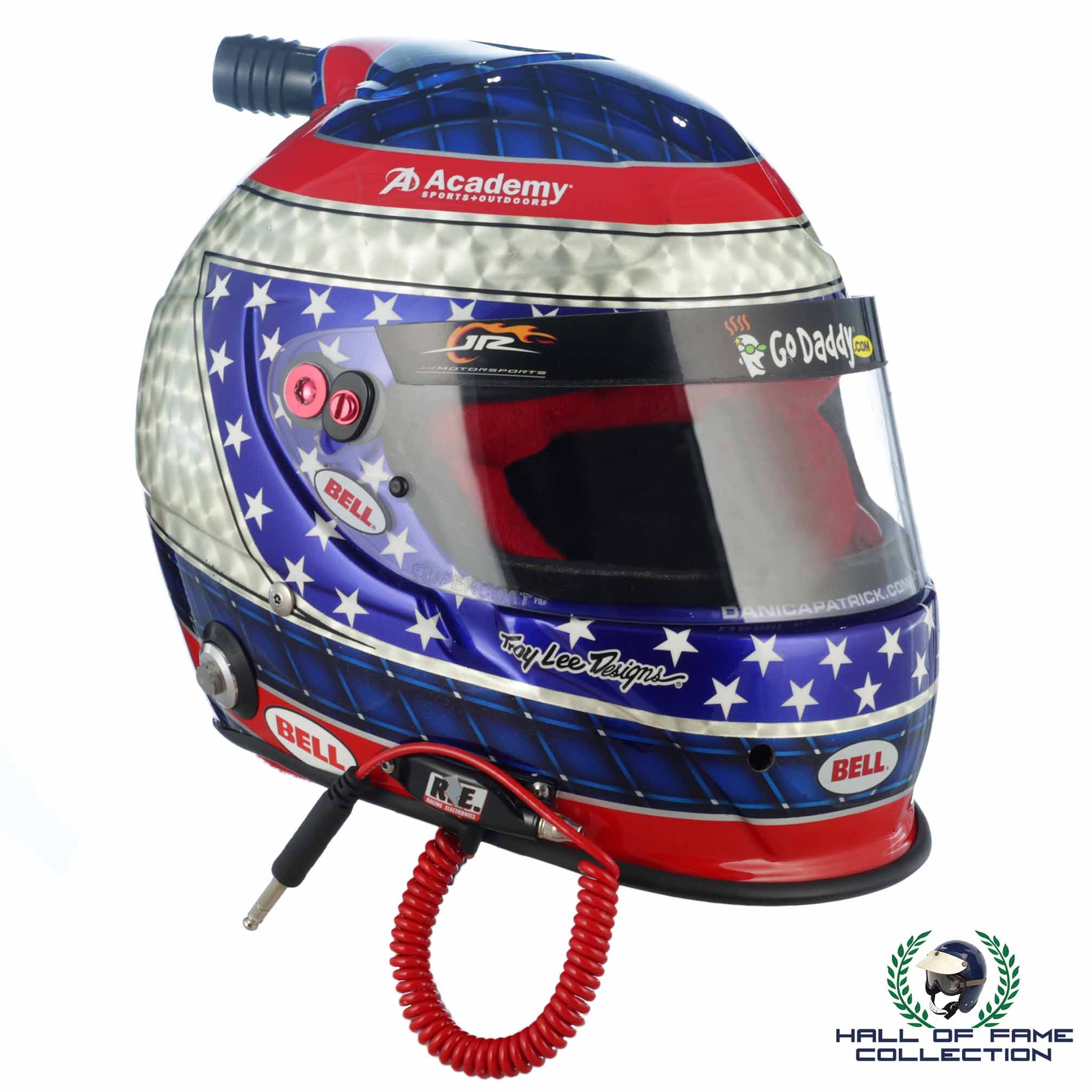 ITEM OF THE WEEK 2010 Danica Patrick Signed Charlotte/Texas/Homestead Used JR Motorsports Bell Nascar Helmet