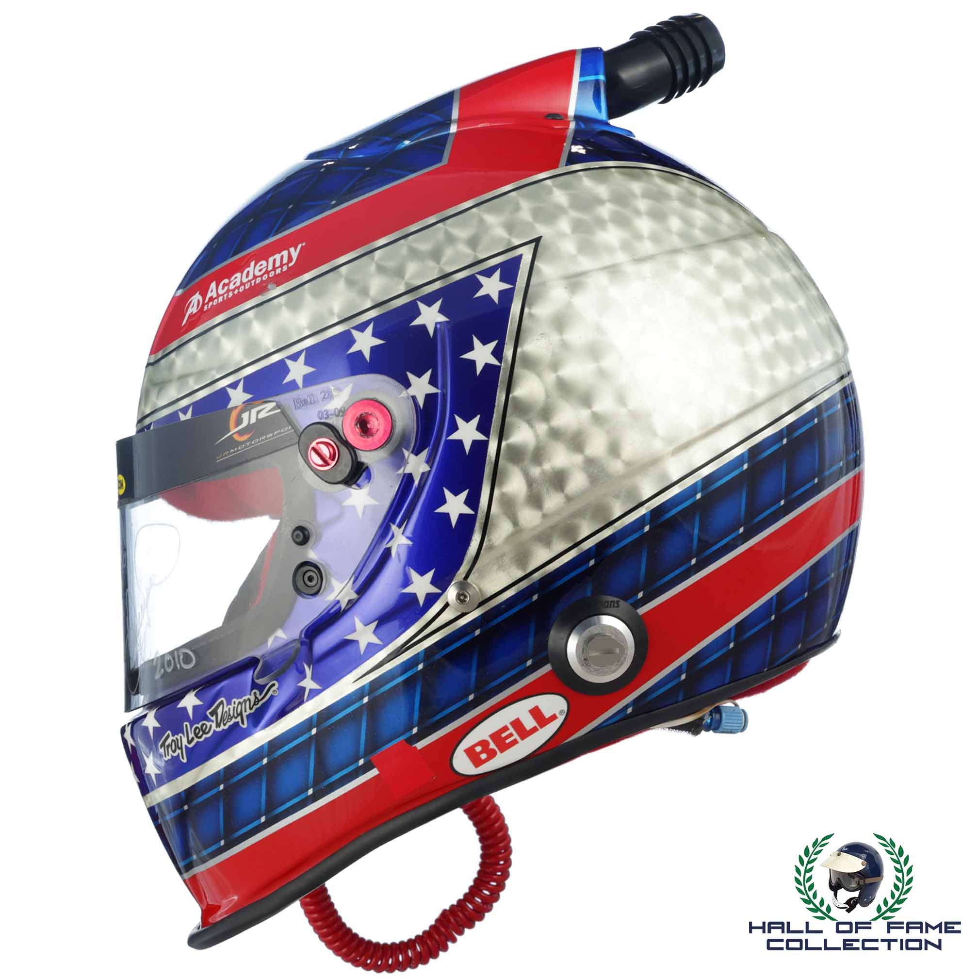 ITEM OF THE WEEK 2010 Danica Patrick Signed Charlotte/Texas/Homestead Used JR Motorsports Bell Nascar Helmet