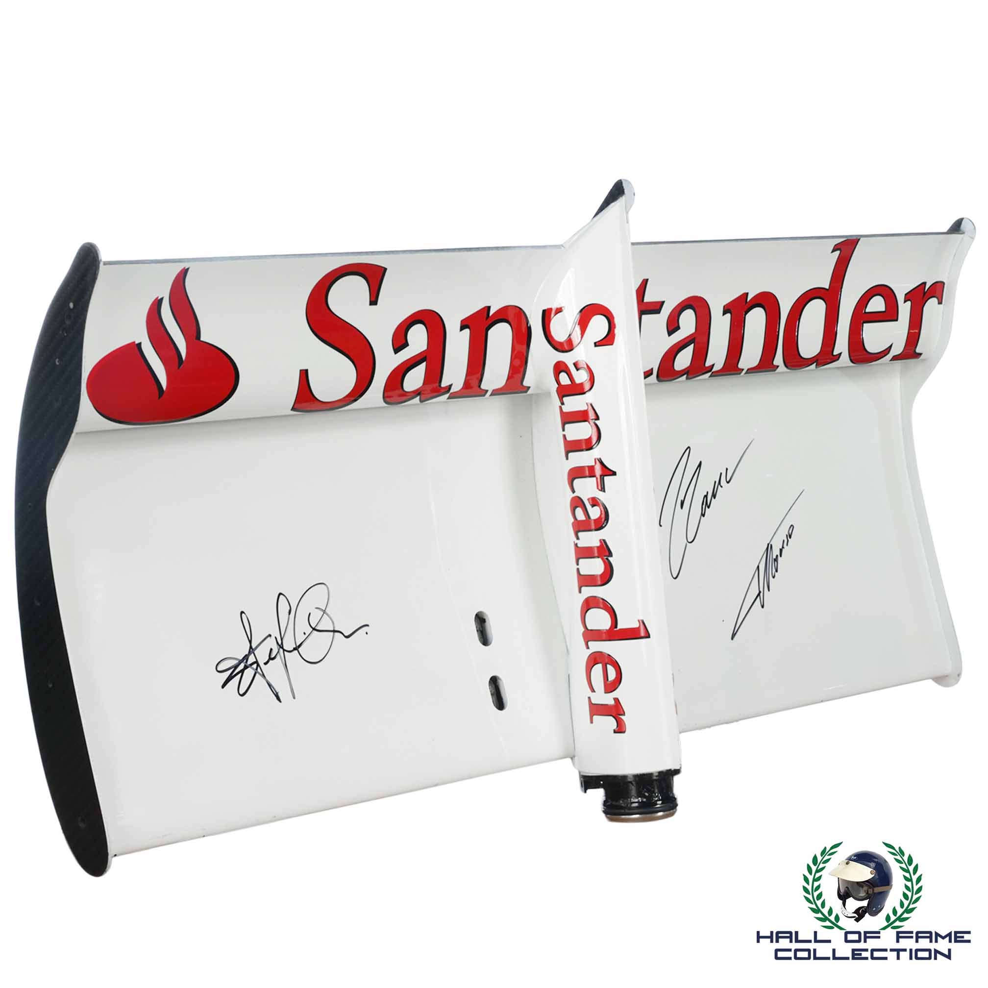 2010 Fernando Alonso/Felipe Massa/Stefano Domenicali Signed Scuderia Ferrari F10 F1 Rear Wing